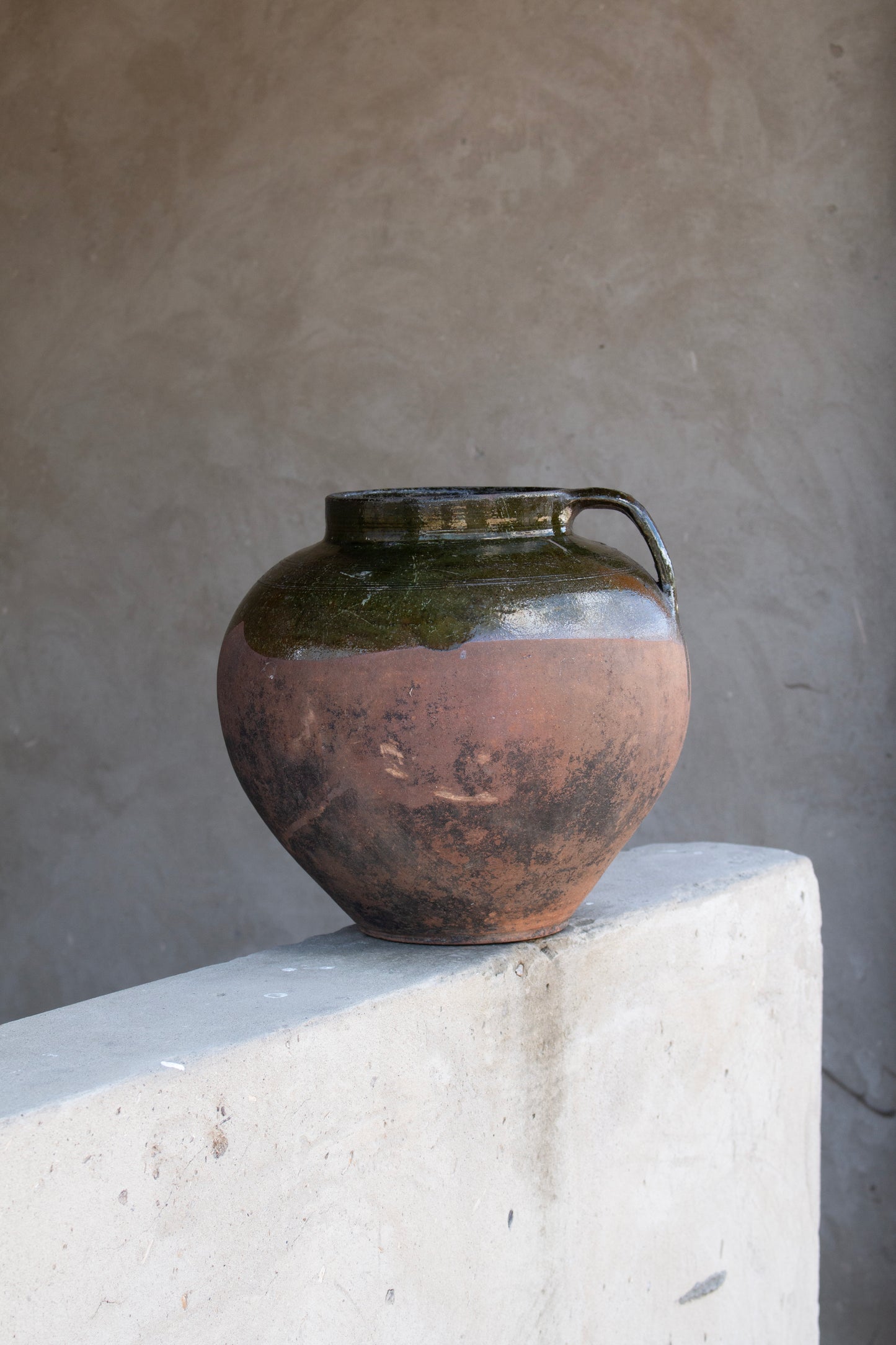 antique signature pot #12