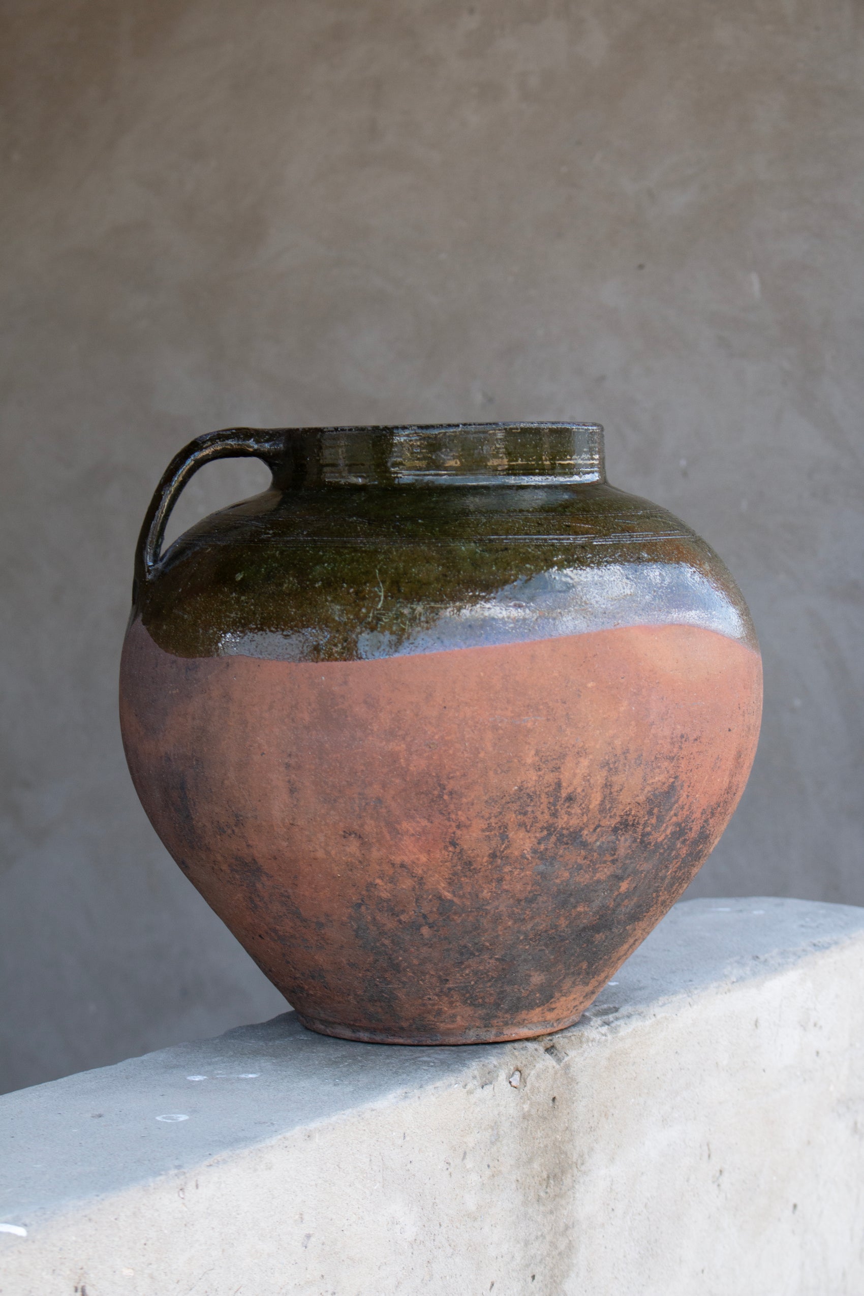 antique signature pot #12