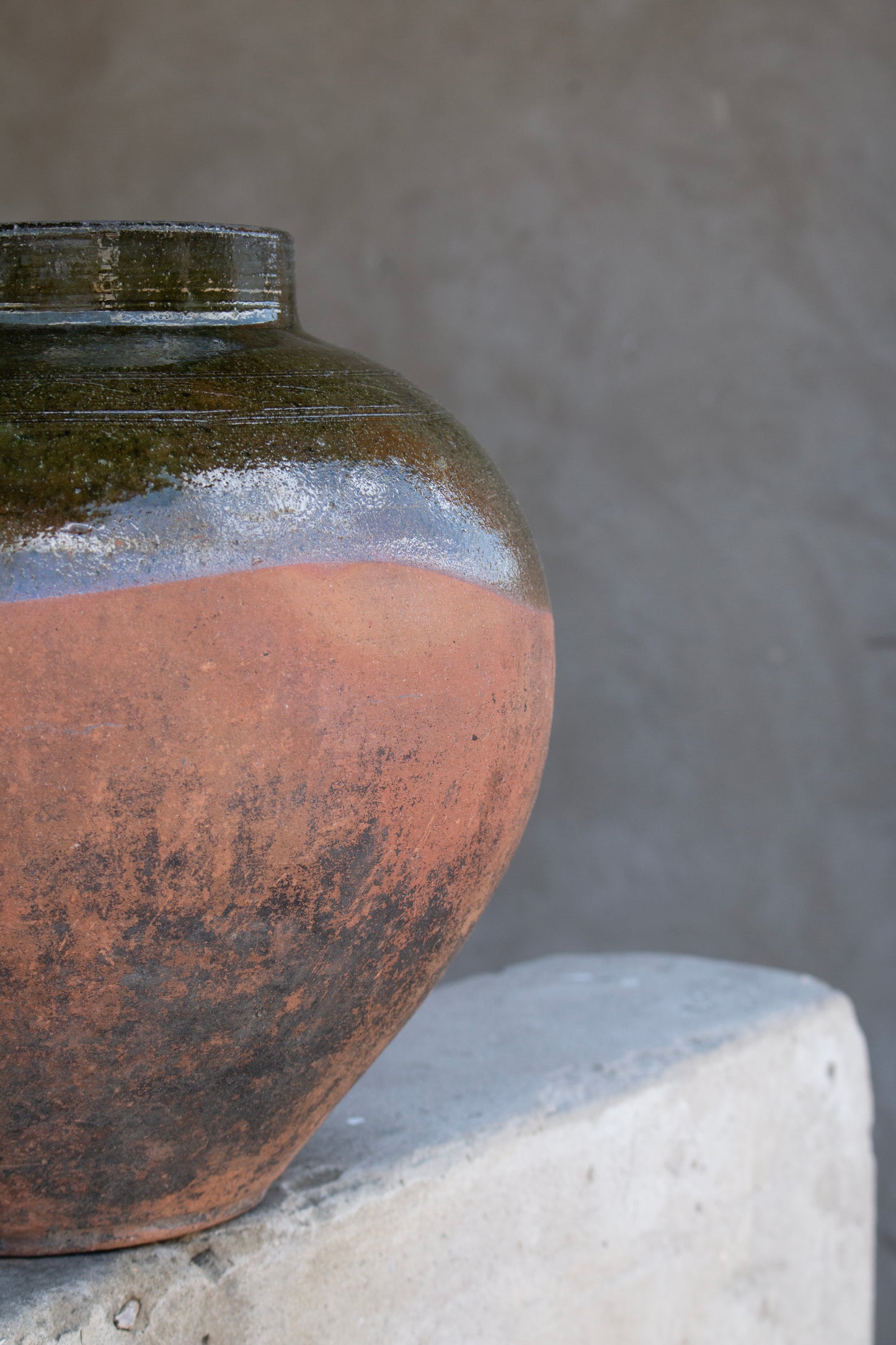 antique signature pot #12