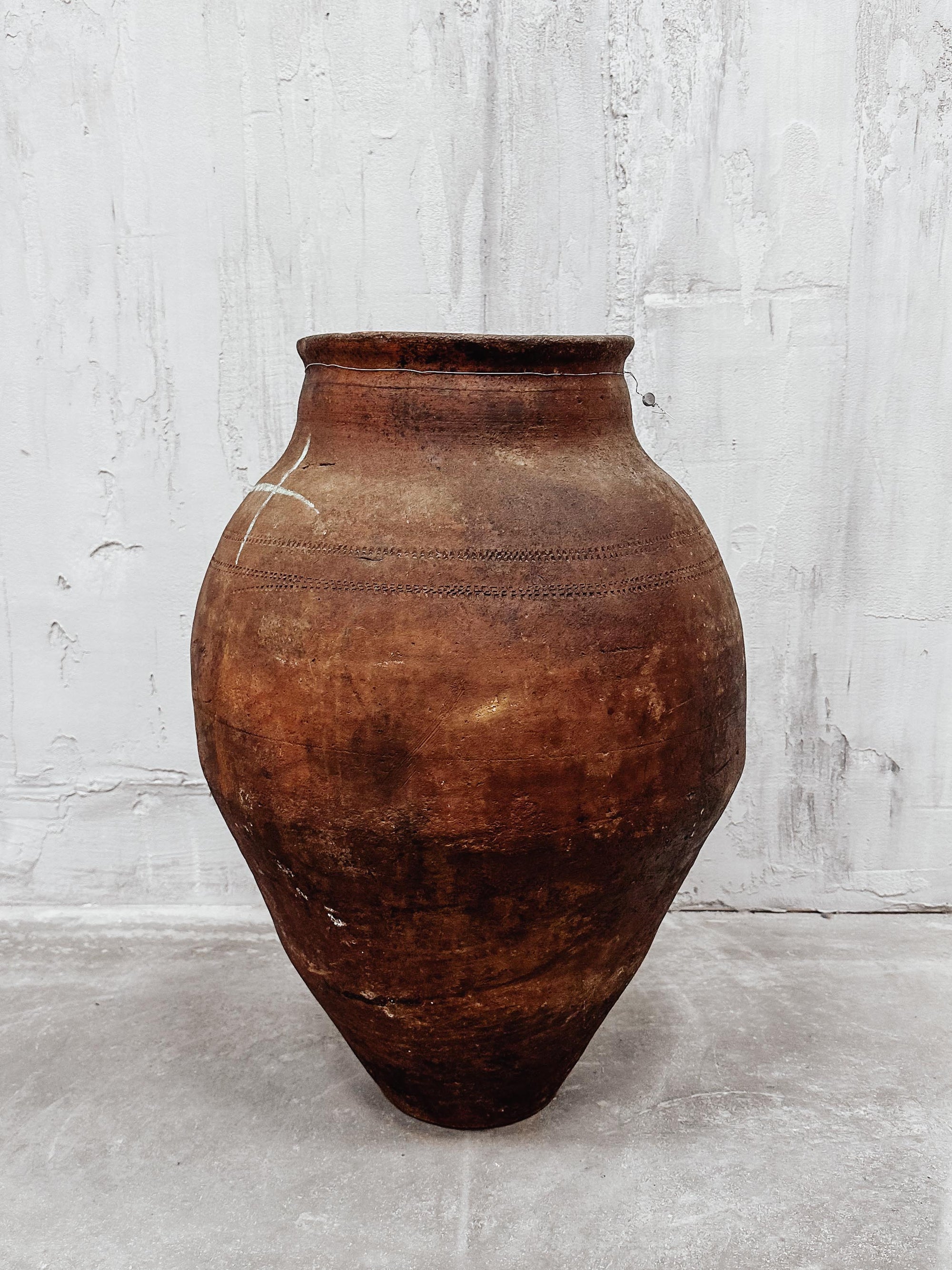 Antique Turkish olive pot #2