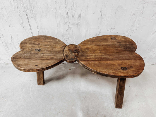 The double heart coffee table