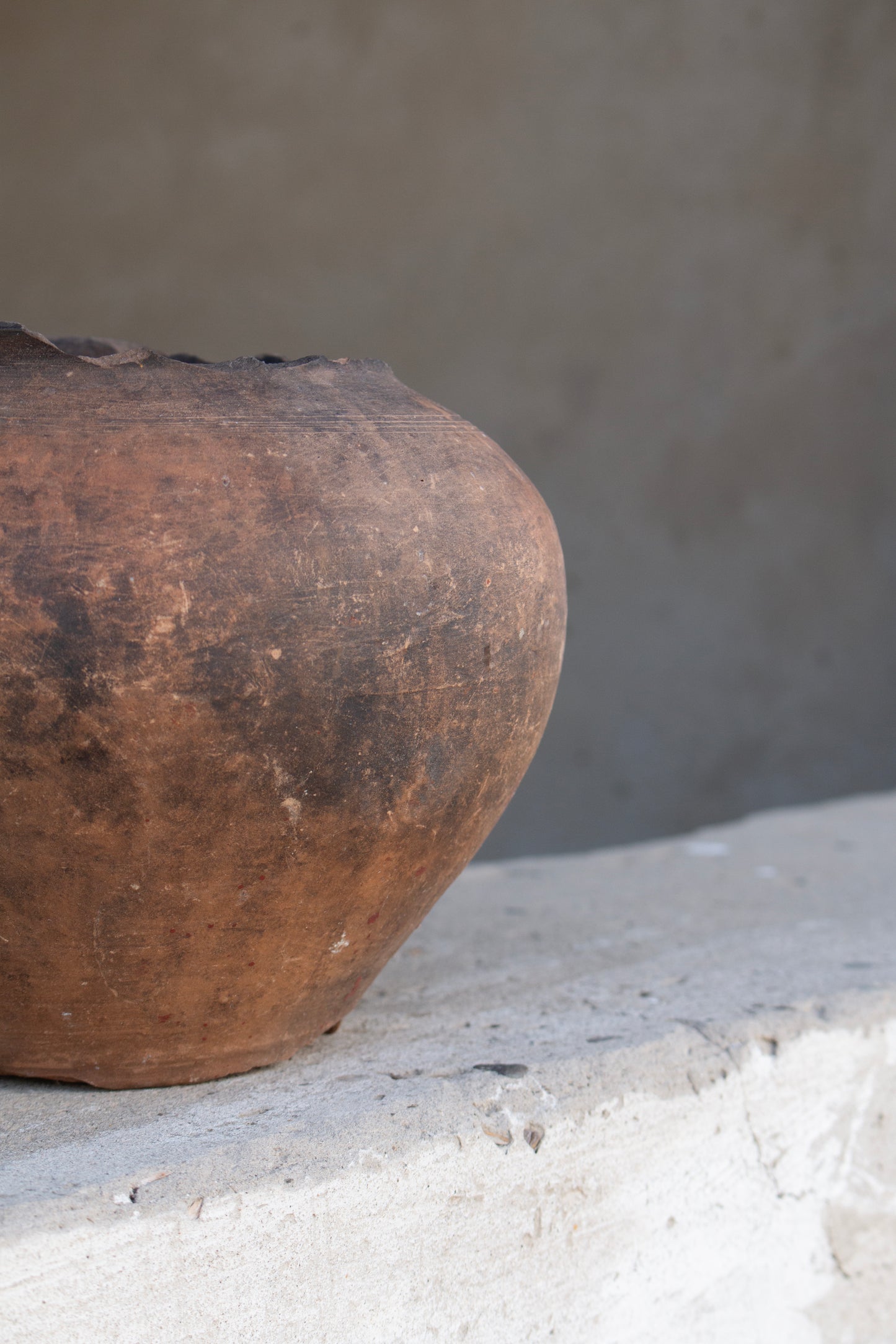 antique signature pot #15