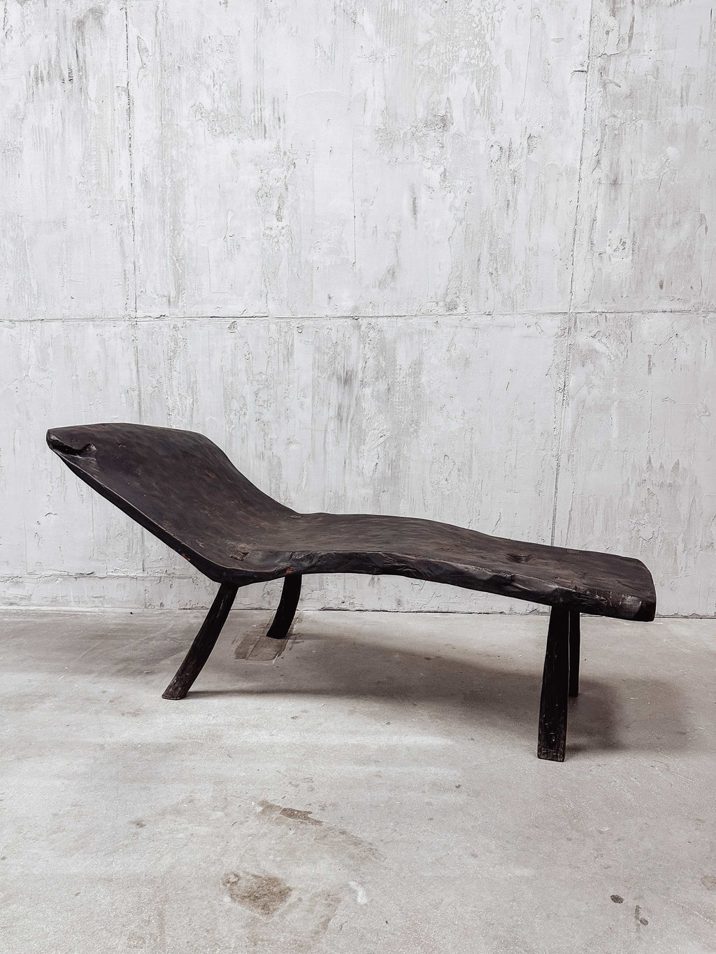 The burnt primitive bench