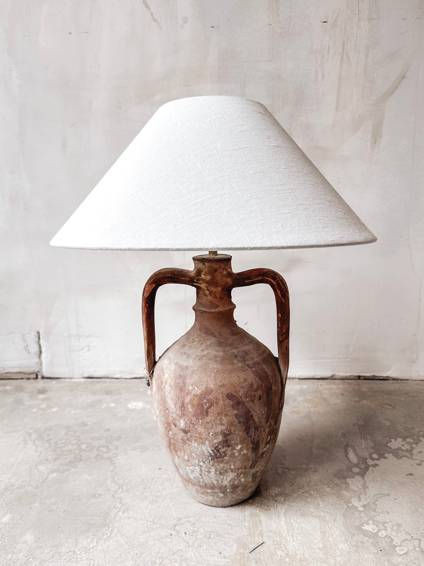 lamp antique amphora & linen #3