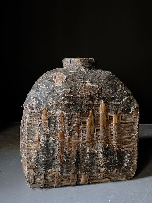 huge old loam basket #1