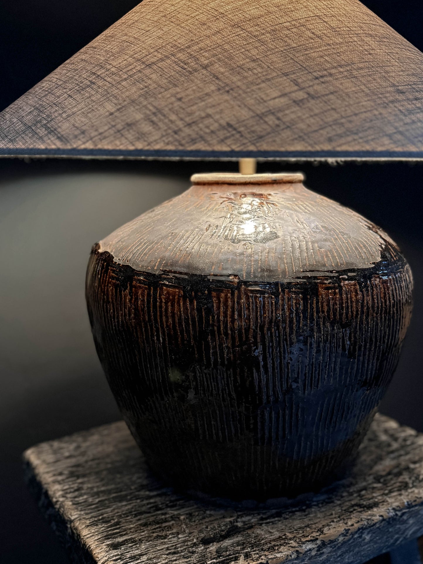 antique vessel lamp - Jiangsu