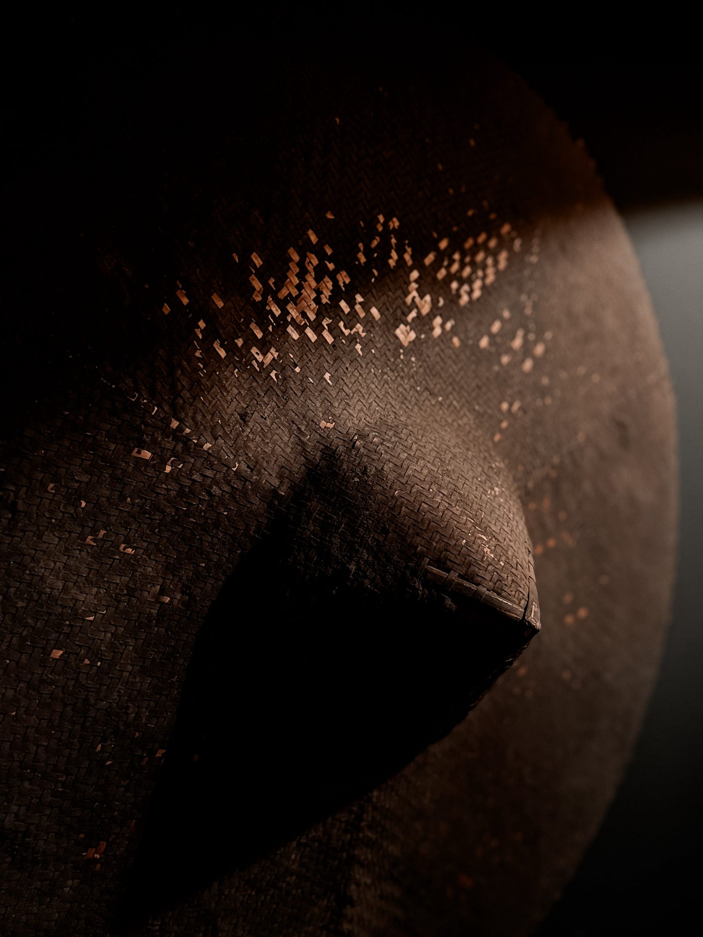 antique Chinese farmer's hat #3