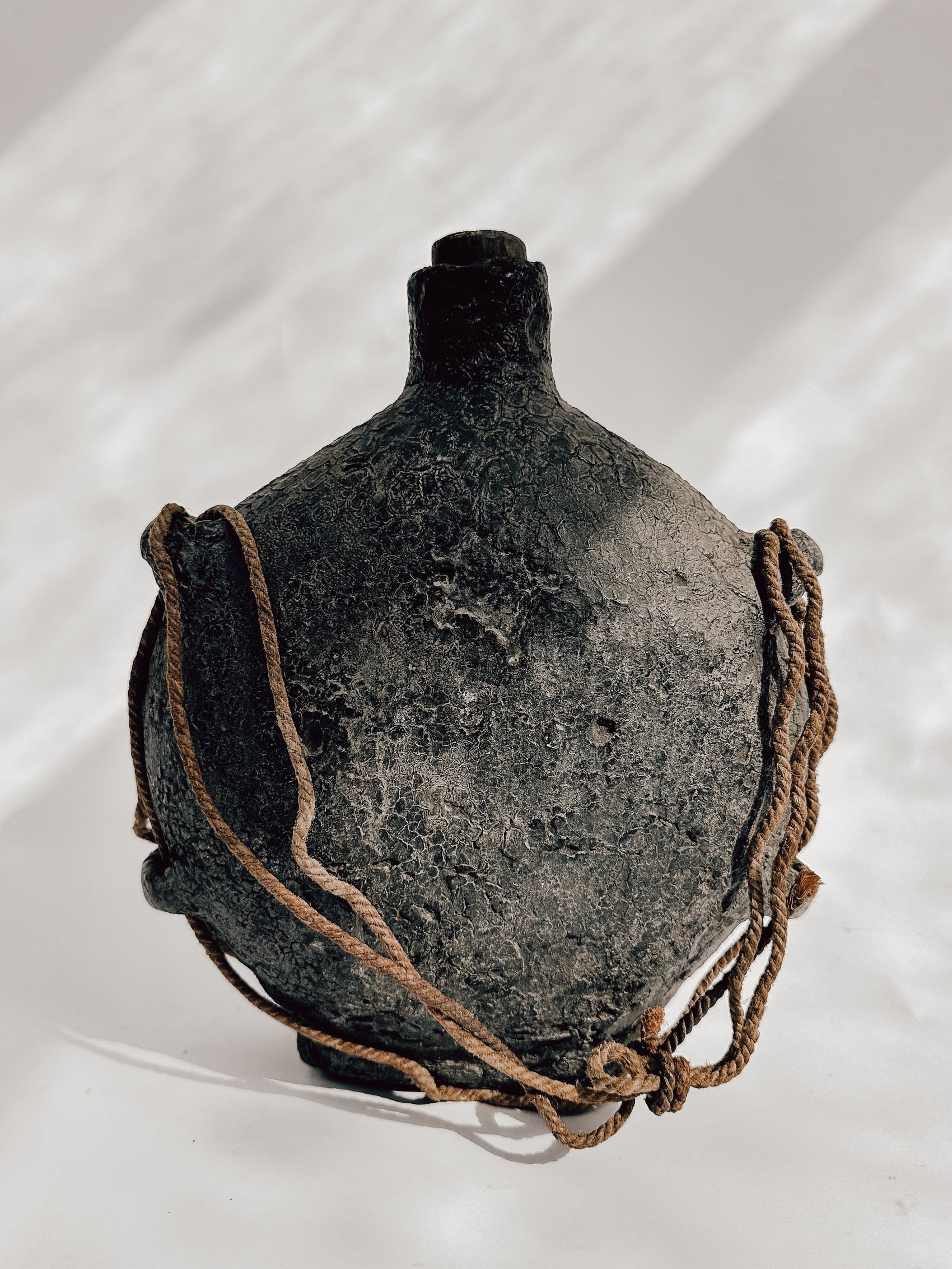 old leather flask #6