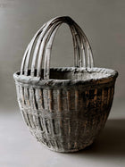 old Chinese willow market basket No. 1