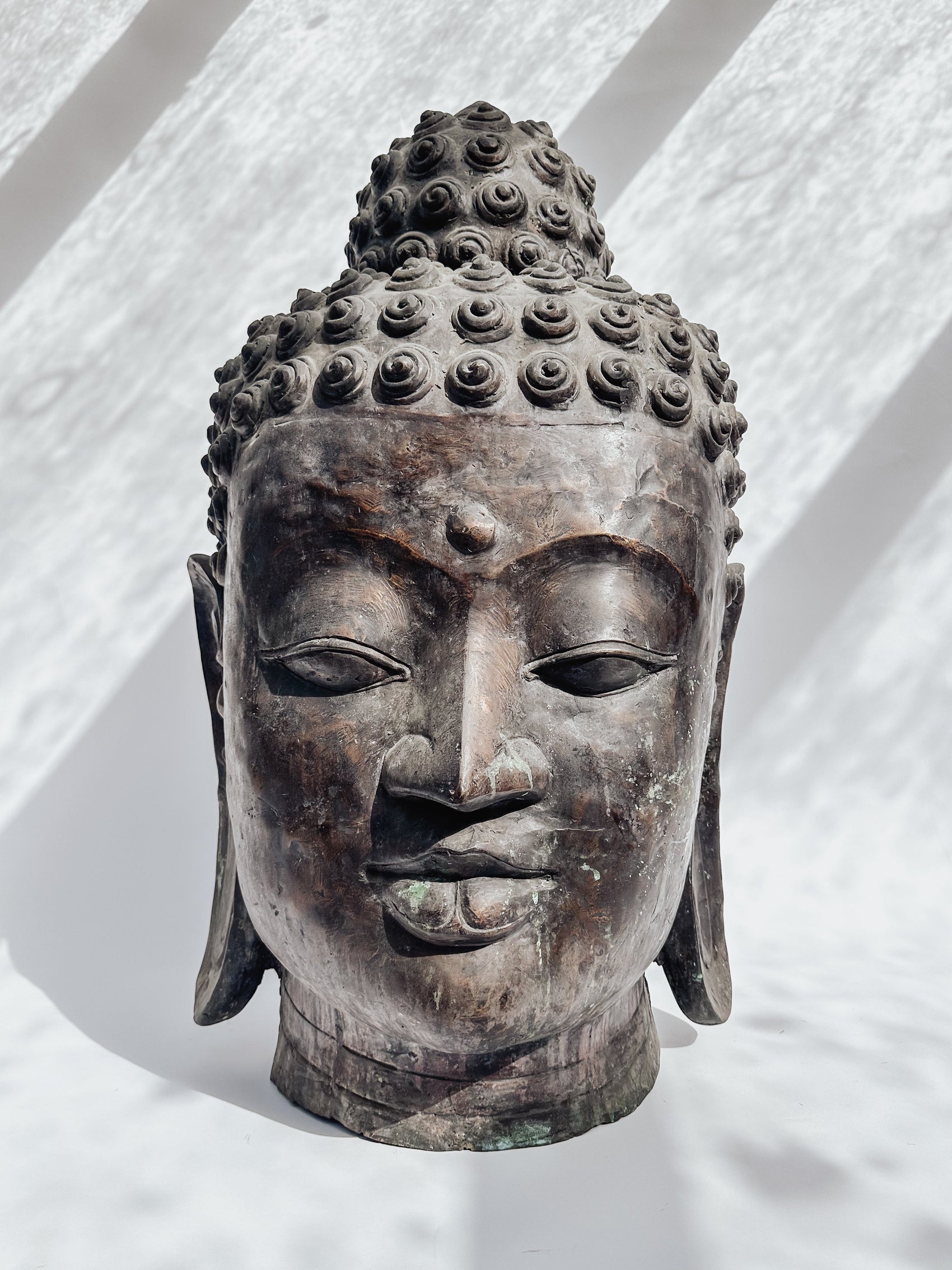 Bronze Buddha Head XXL