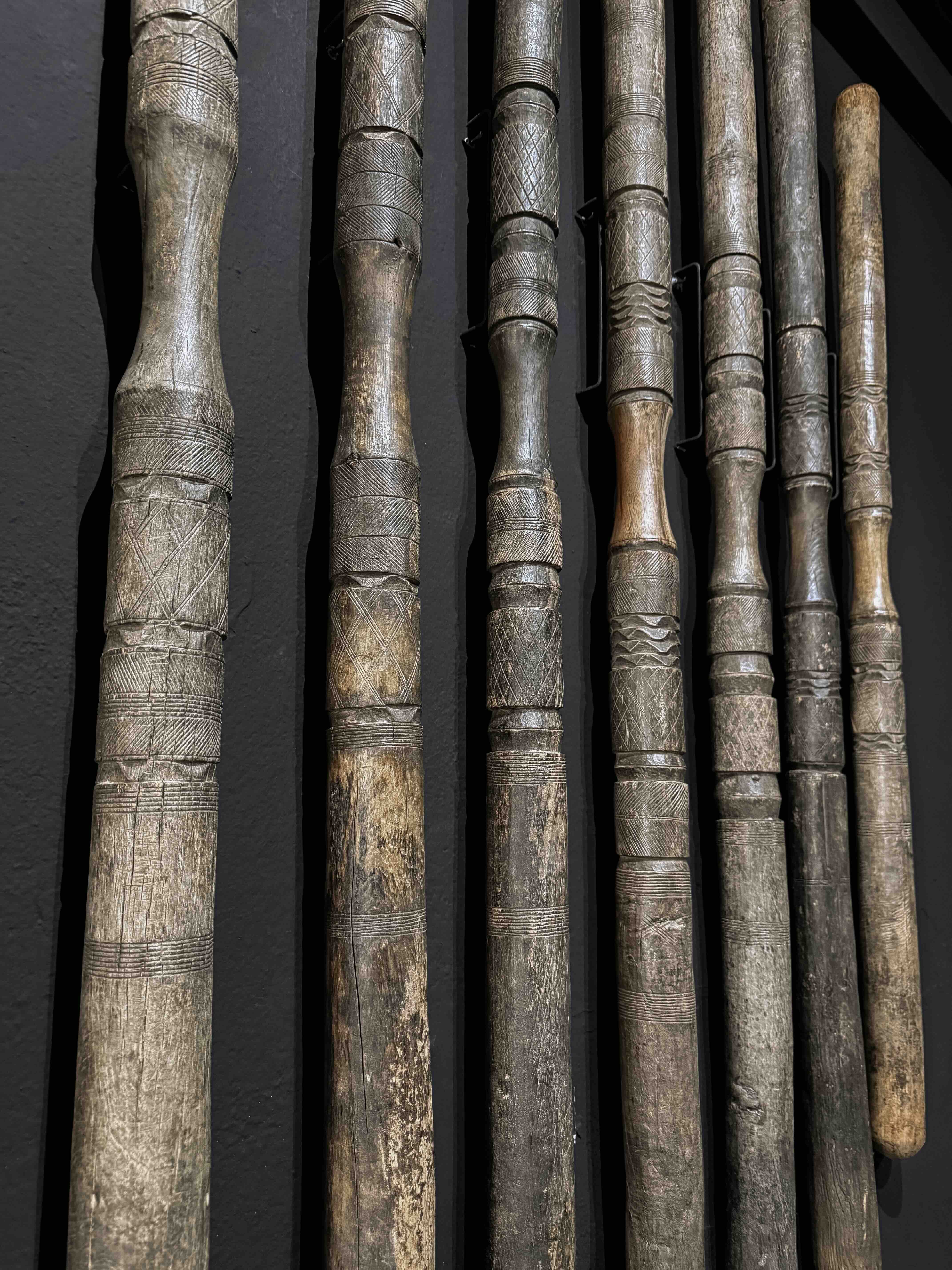 old Peulh pylons from Niger – set of nine