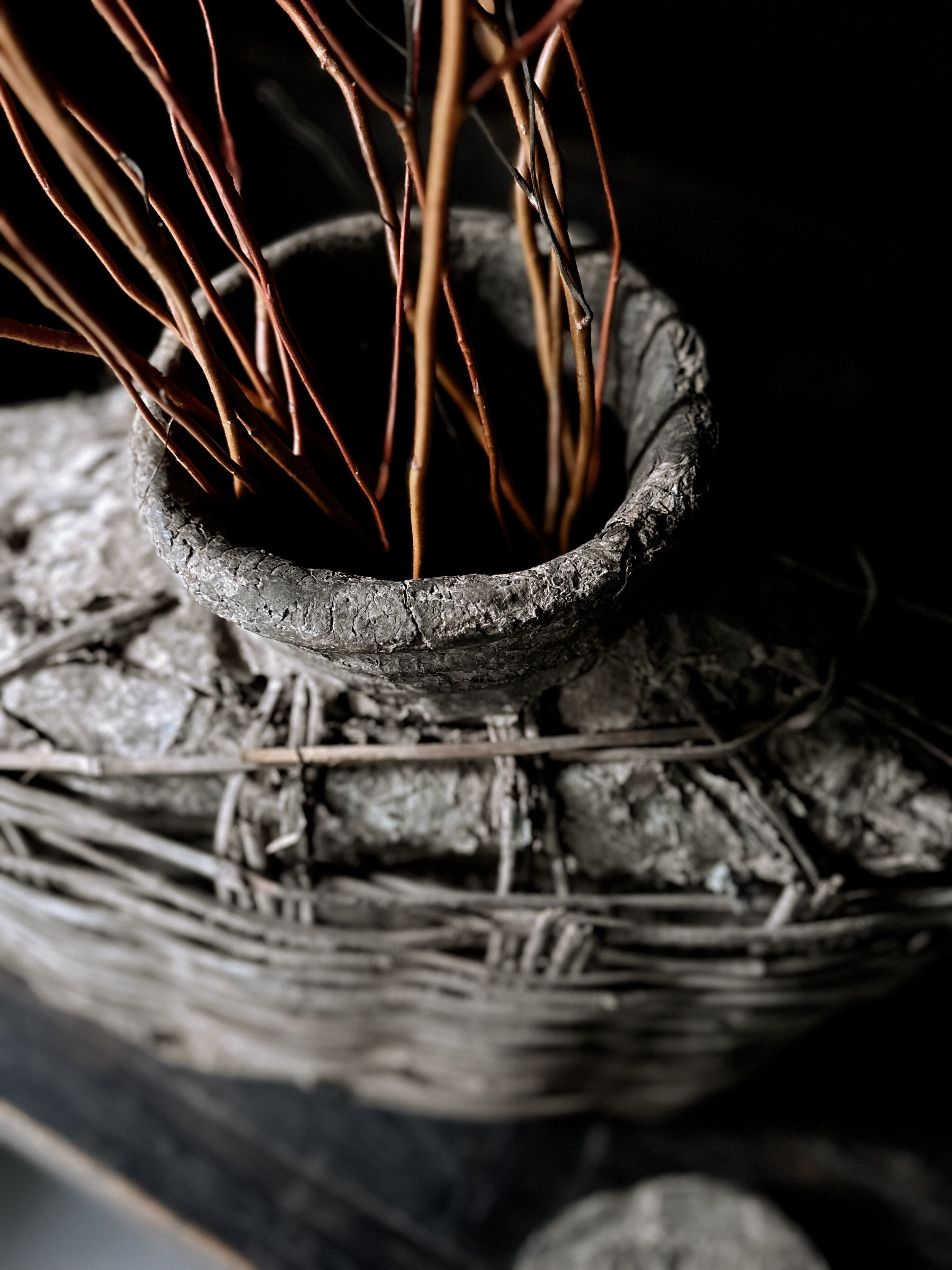 Old loam basket lid