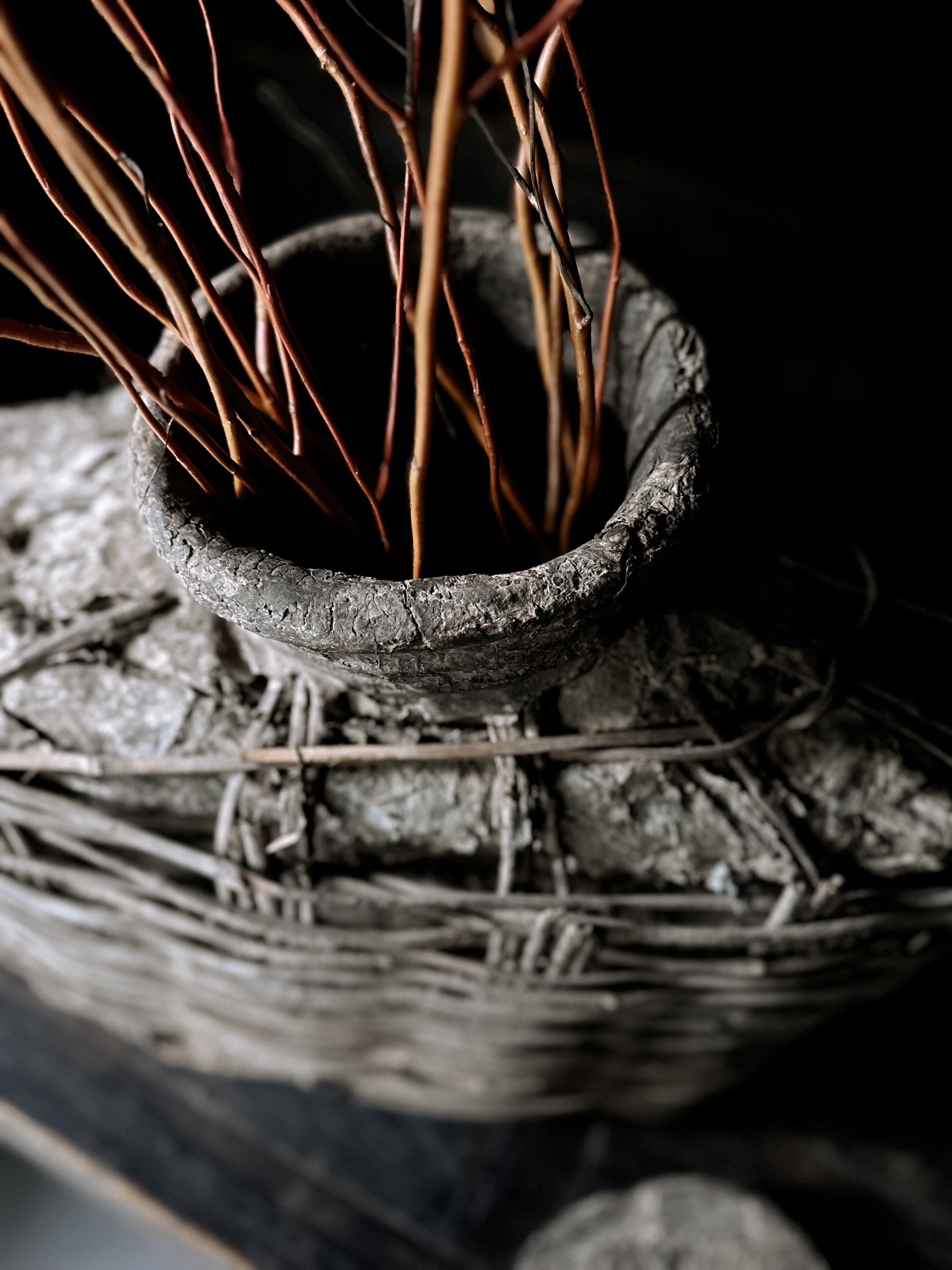 old loam basket lid