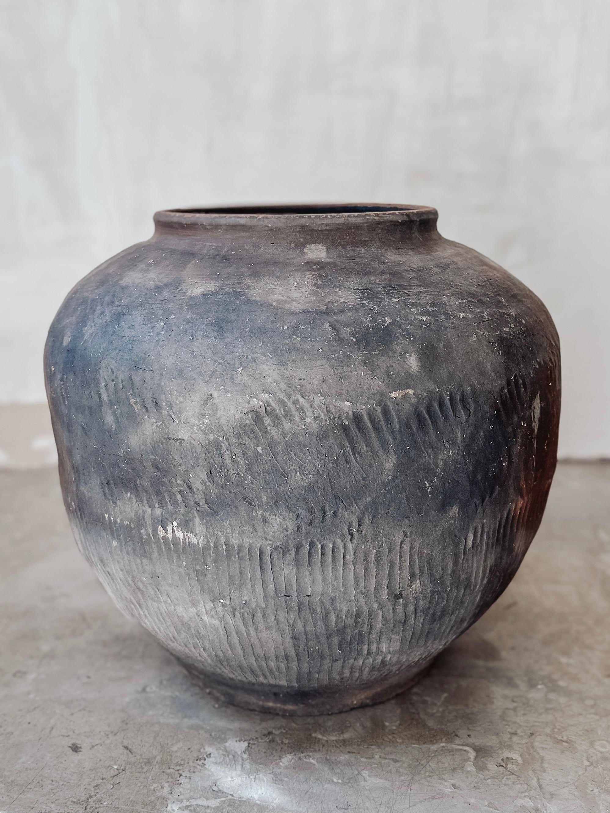 Unglazed terracotta pot #3