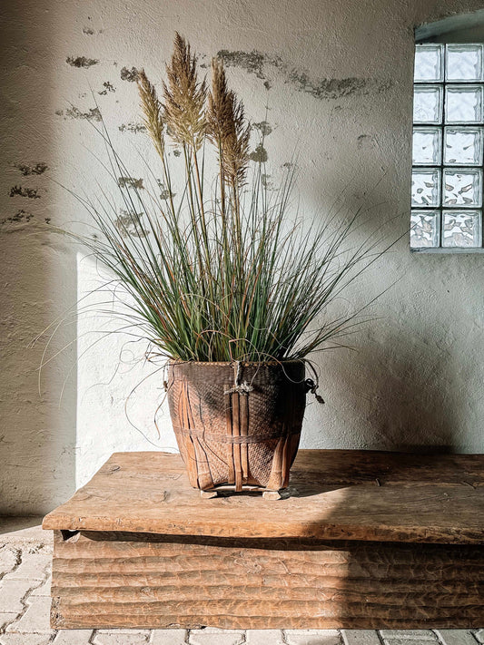 Old Chinese farmer's basket