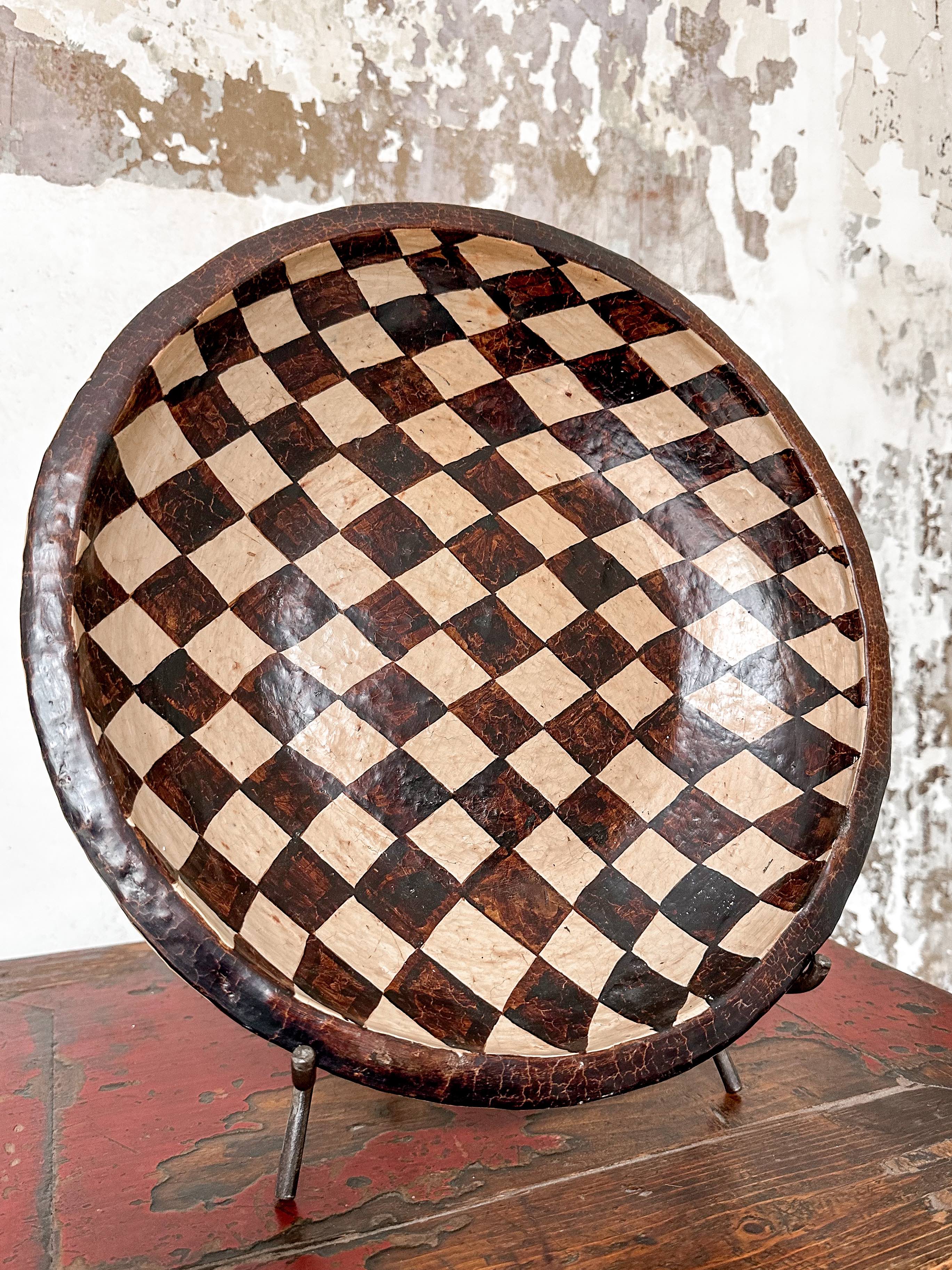 Poterie "checkered Plate"