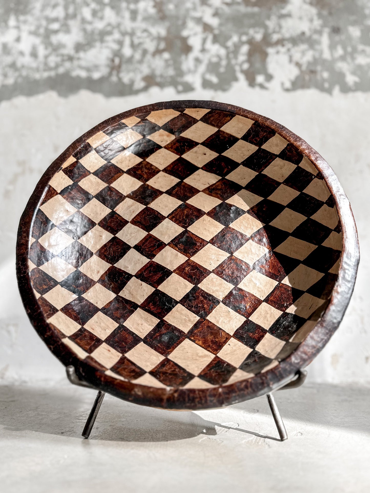 Poterie "checkered Plate"