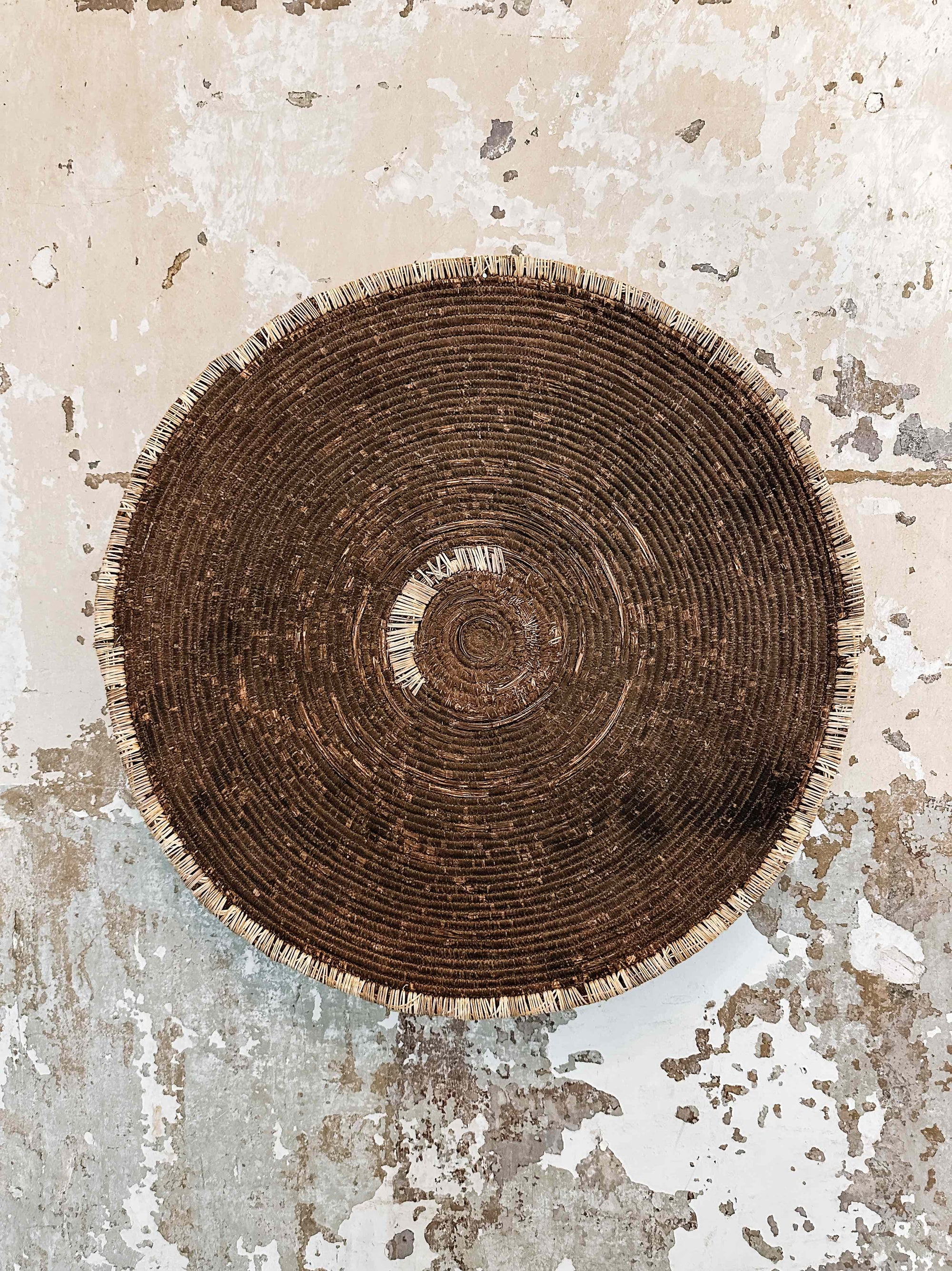 Old injera raffia plate #3