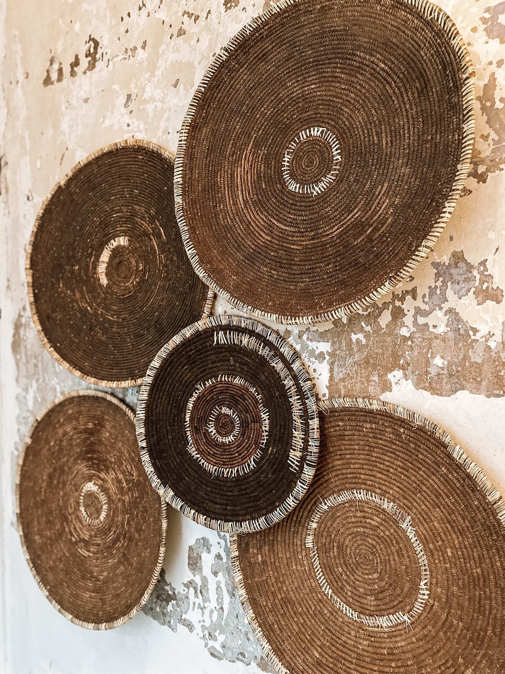 Old injera raffia plate #9