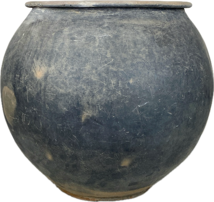 the patinated vessel