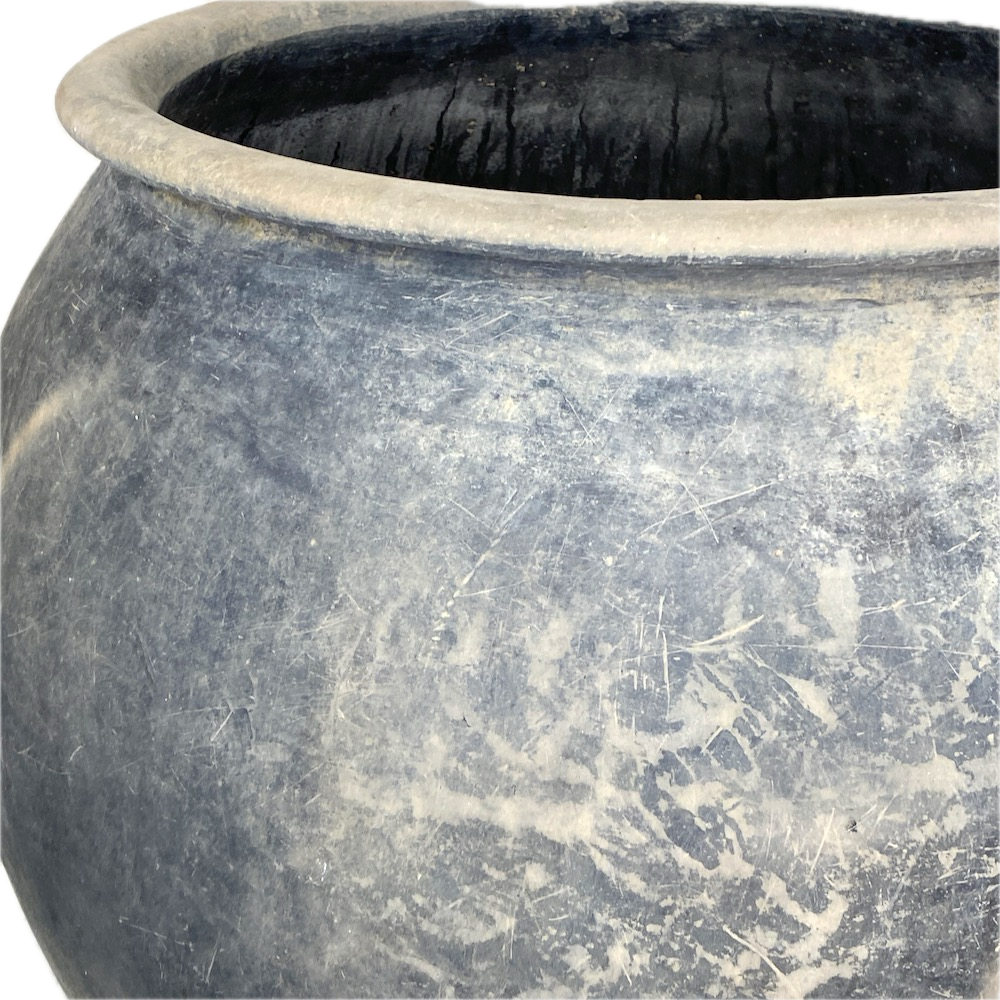 the patinated vessel