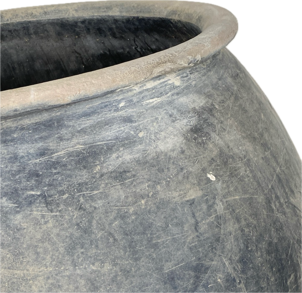 the patinated vessel