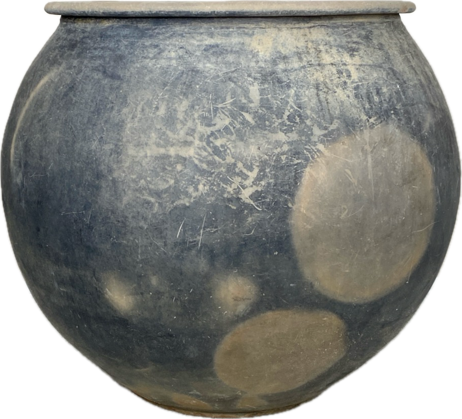 the patinated vessel