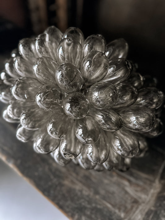 glass drops lamp grey  I small size