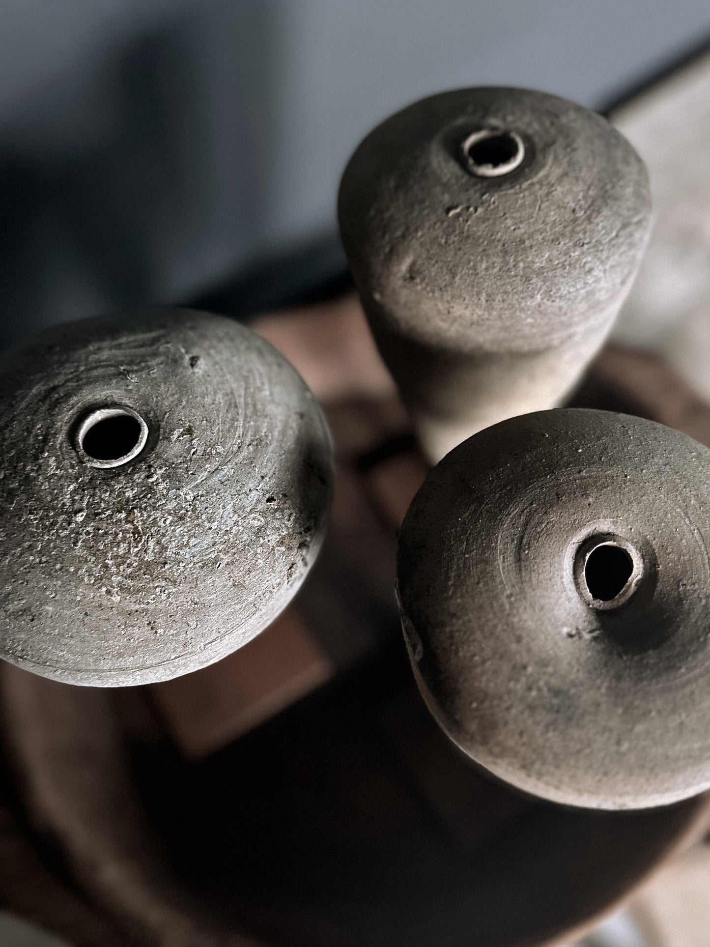 17c sumatra river bottle on stand