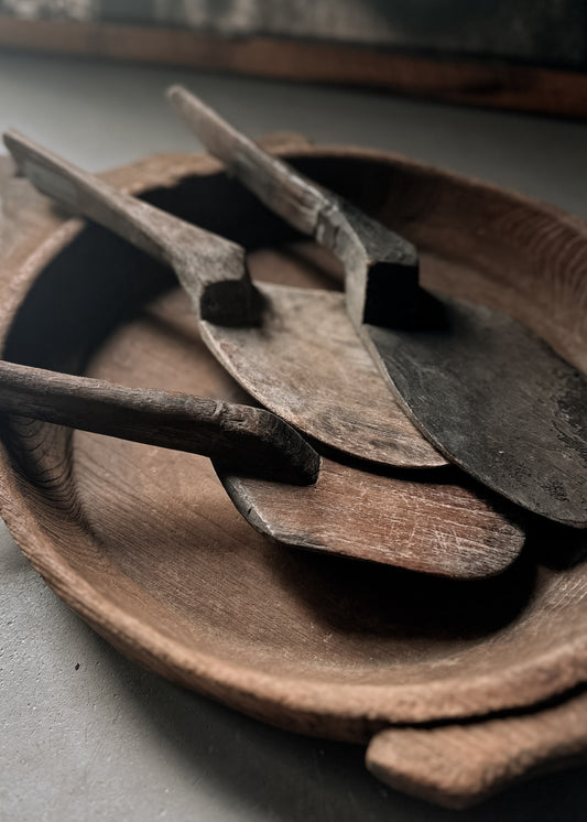 19c wooden spatula