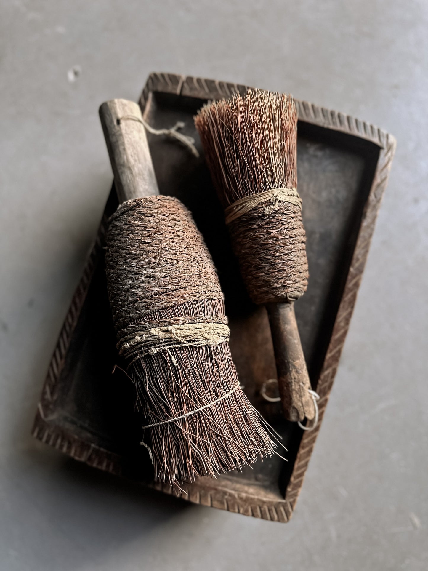 Vintage rustic brush