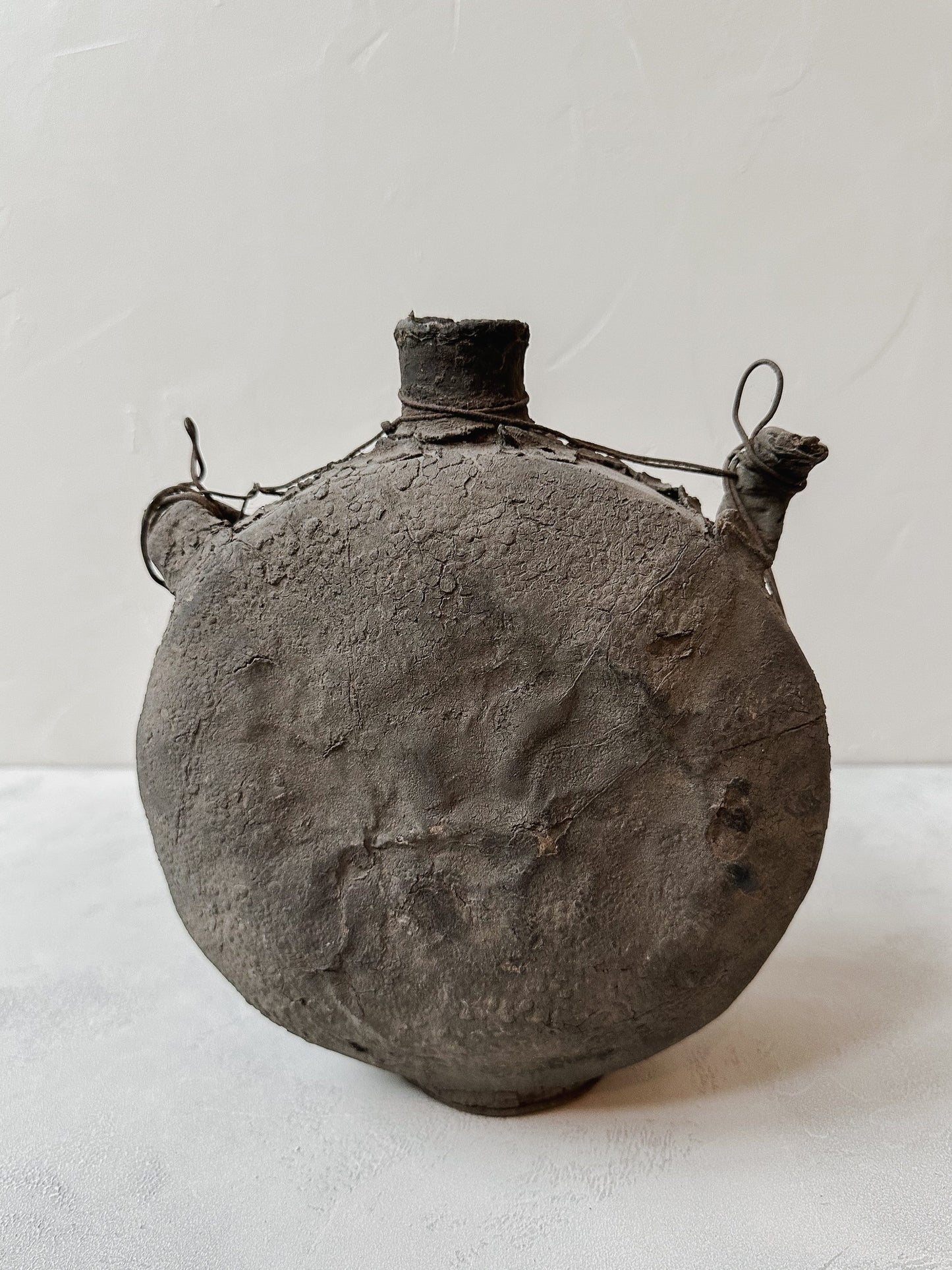 old leather flask #4