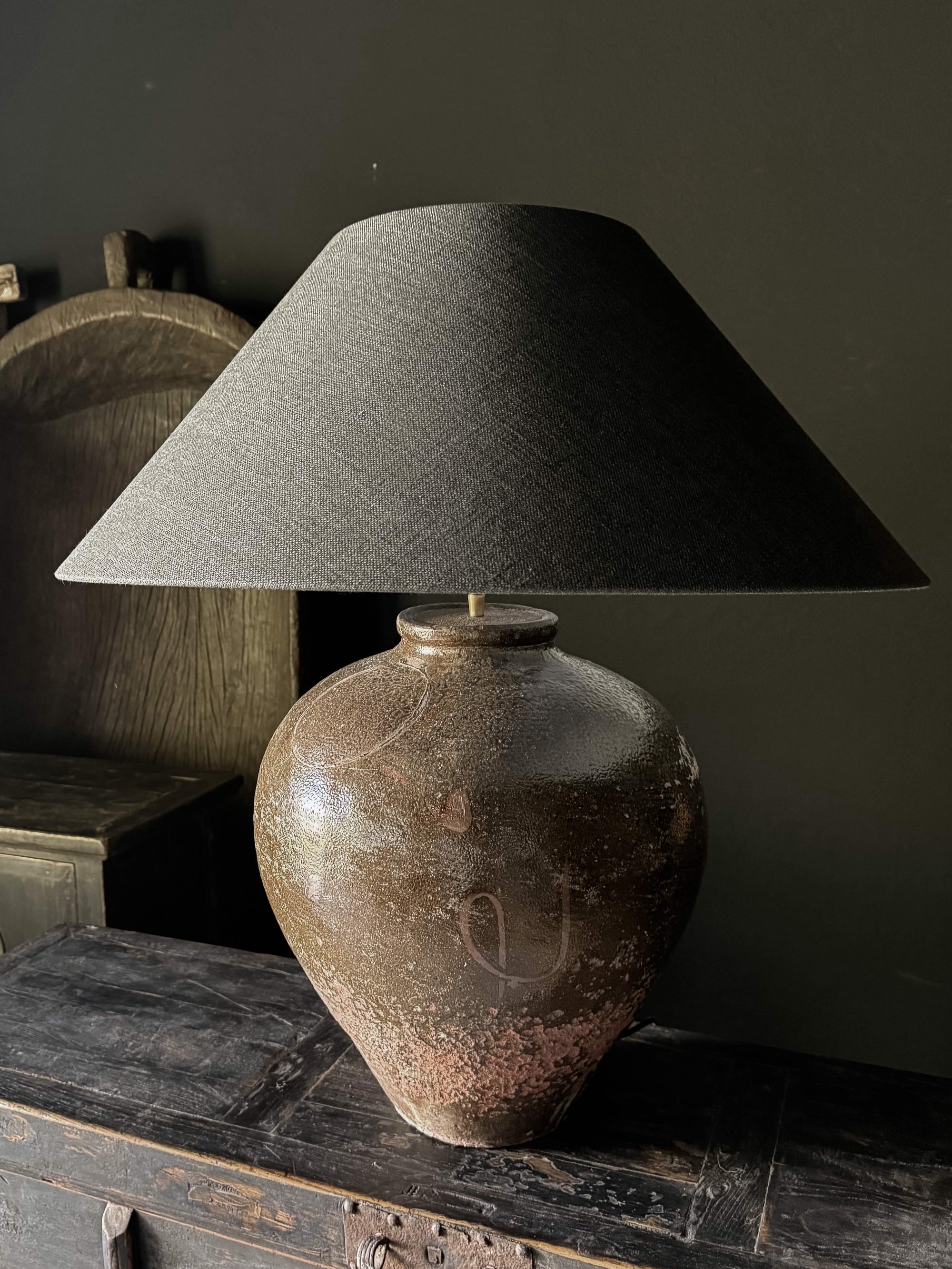 Lampe antique jar #1