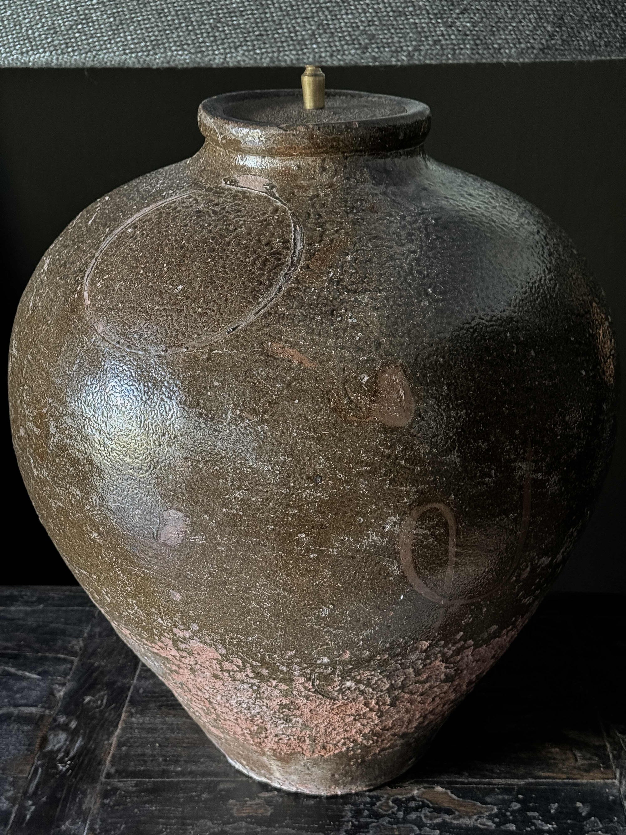 Lampe antique jar #1