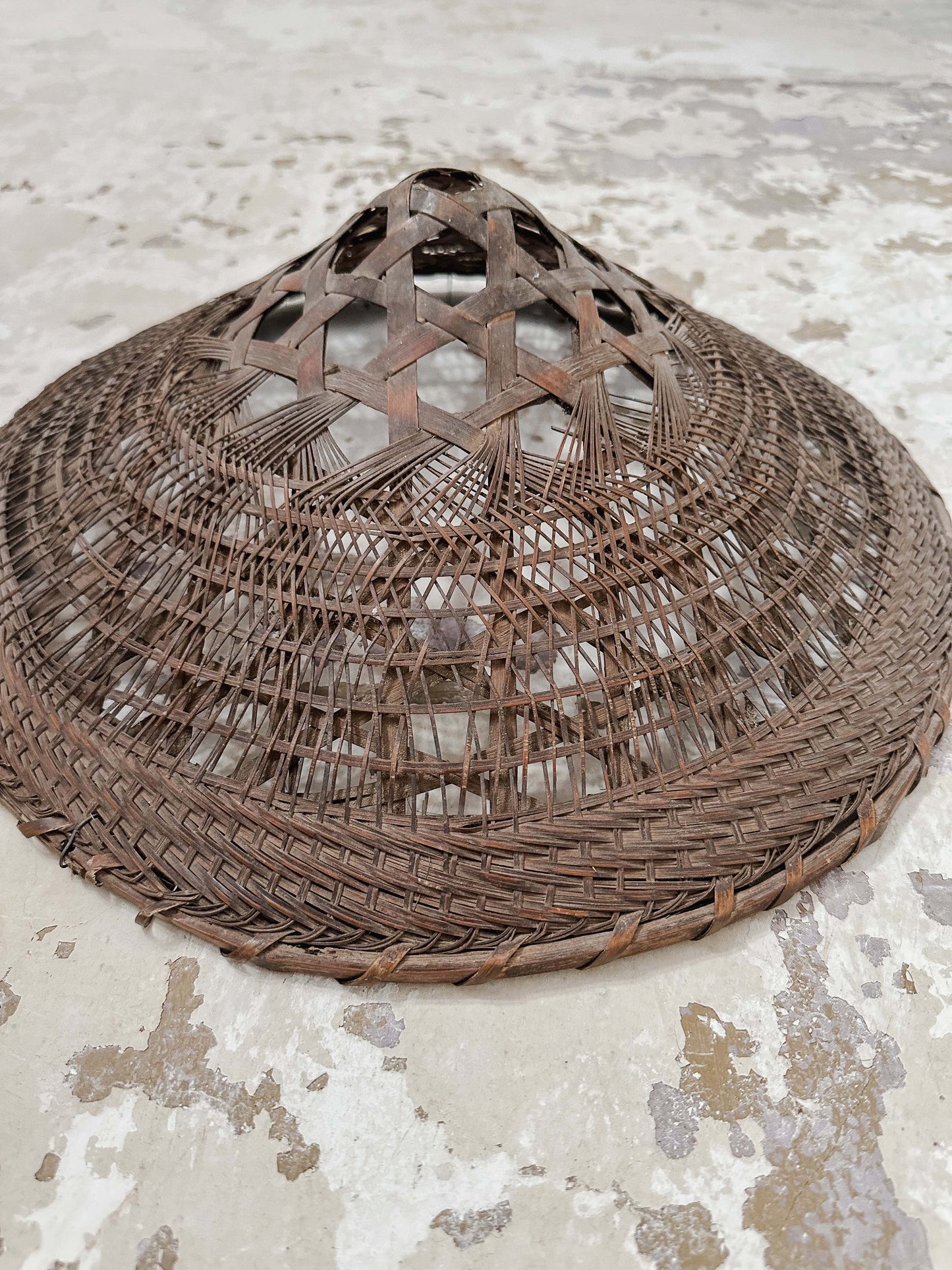 Old Chinese farmer's hat