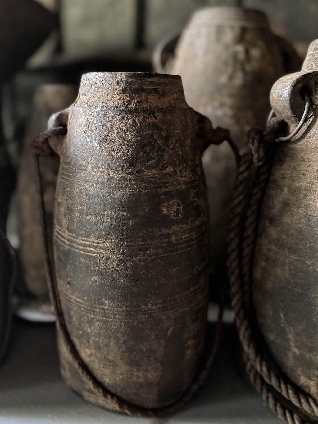old wooden vessel