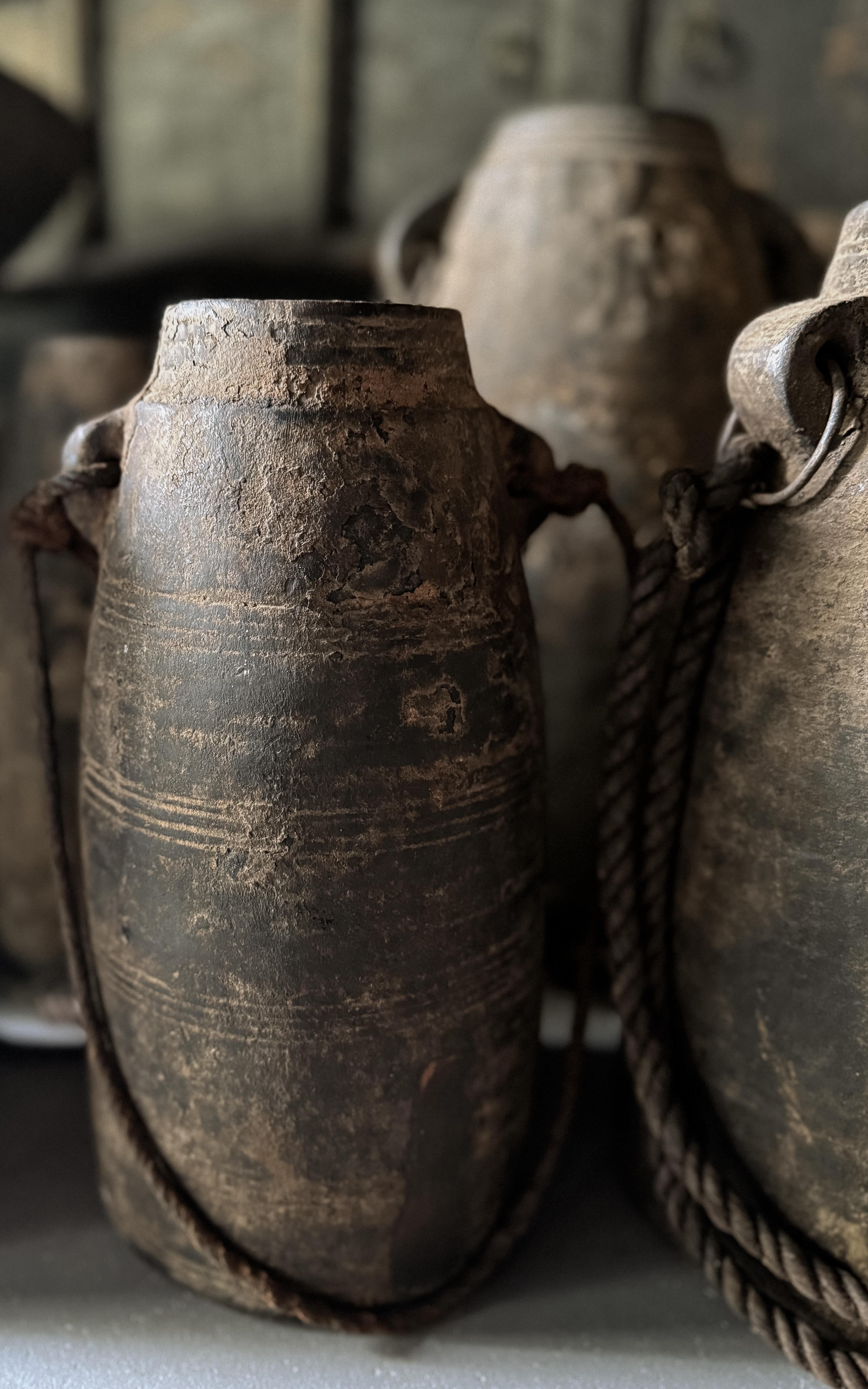 old wooden vessel