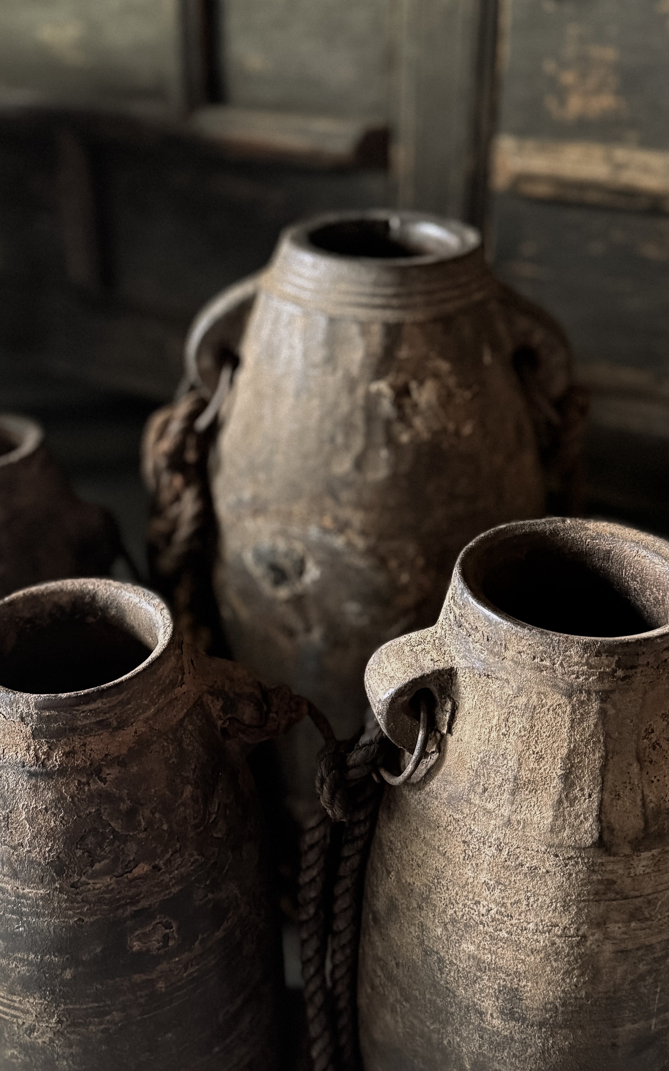 old wooden vessel