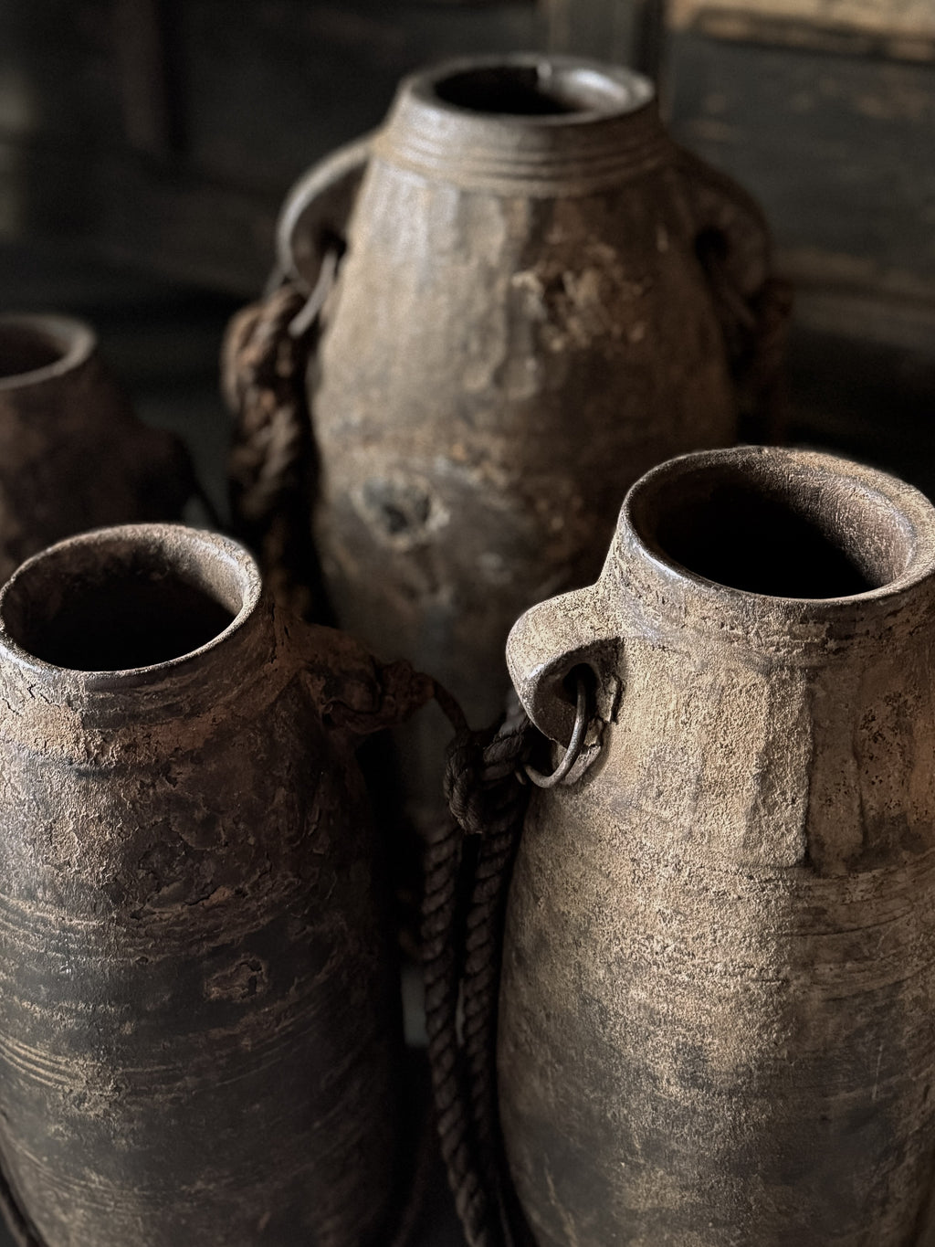 old wooden vessel