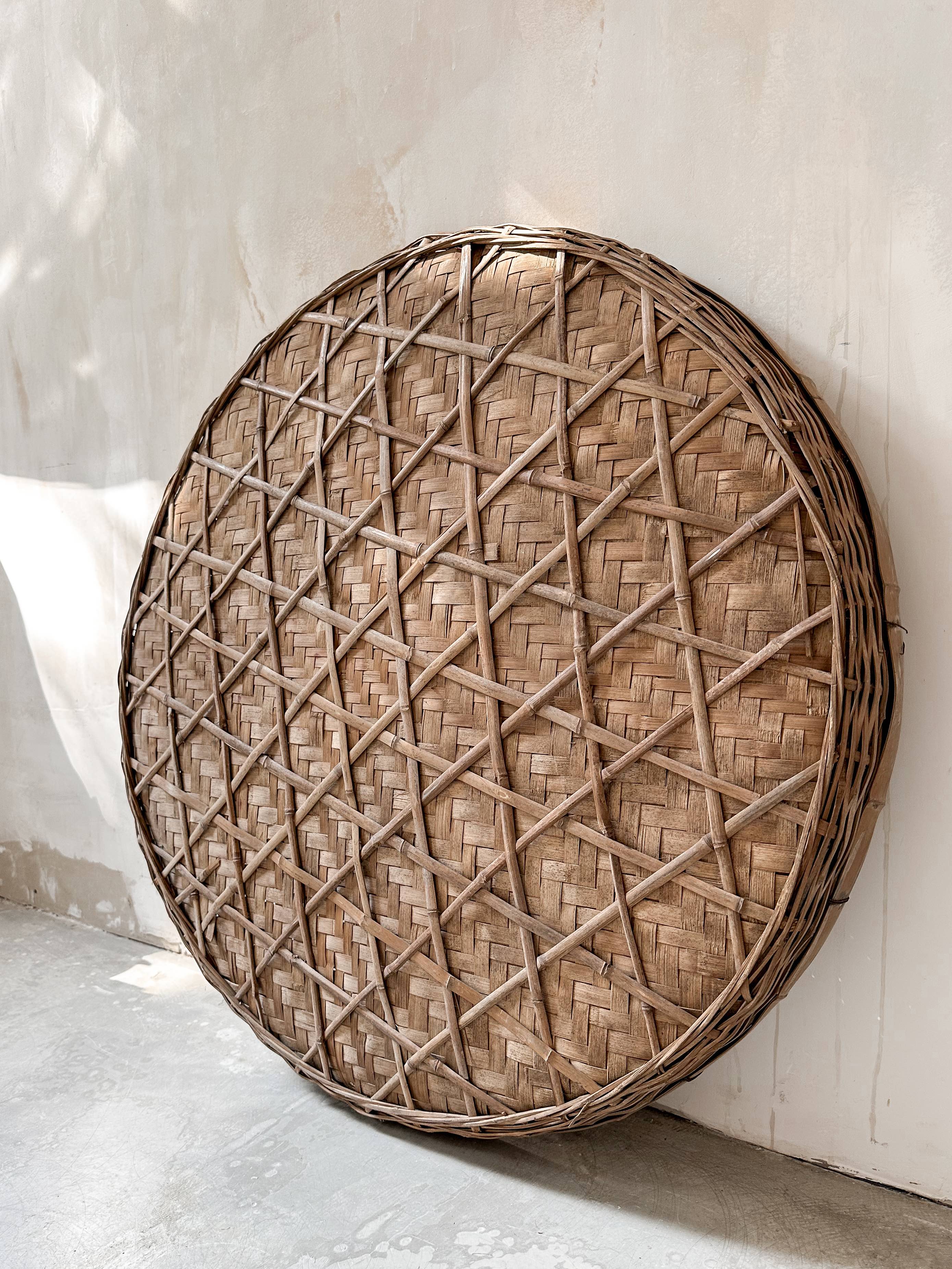 large Bamboo tea drying plate