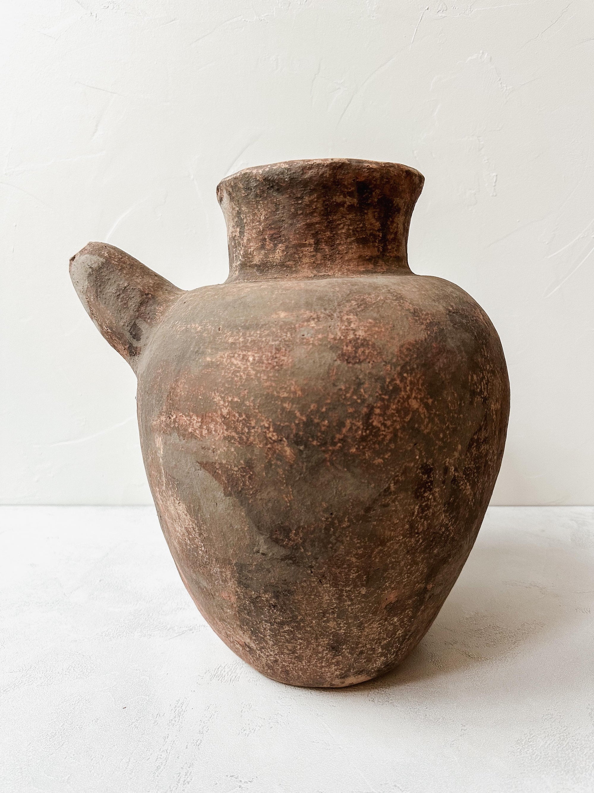 Old Indonesian water jar brown