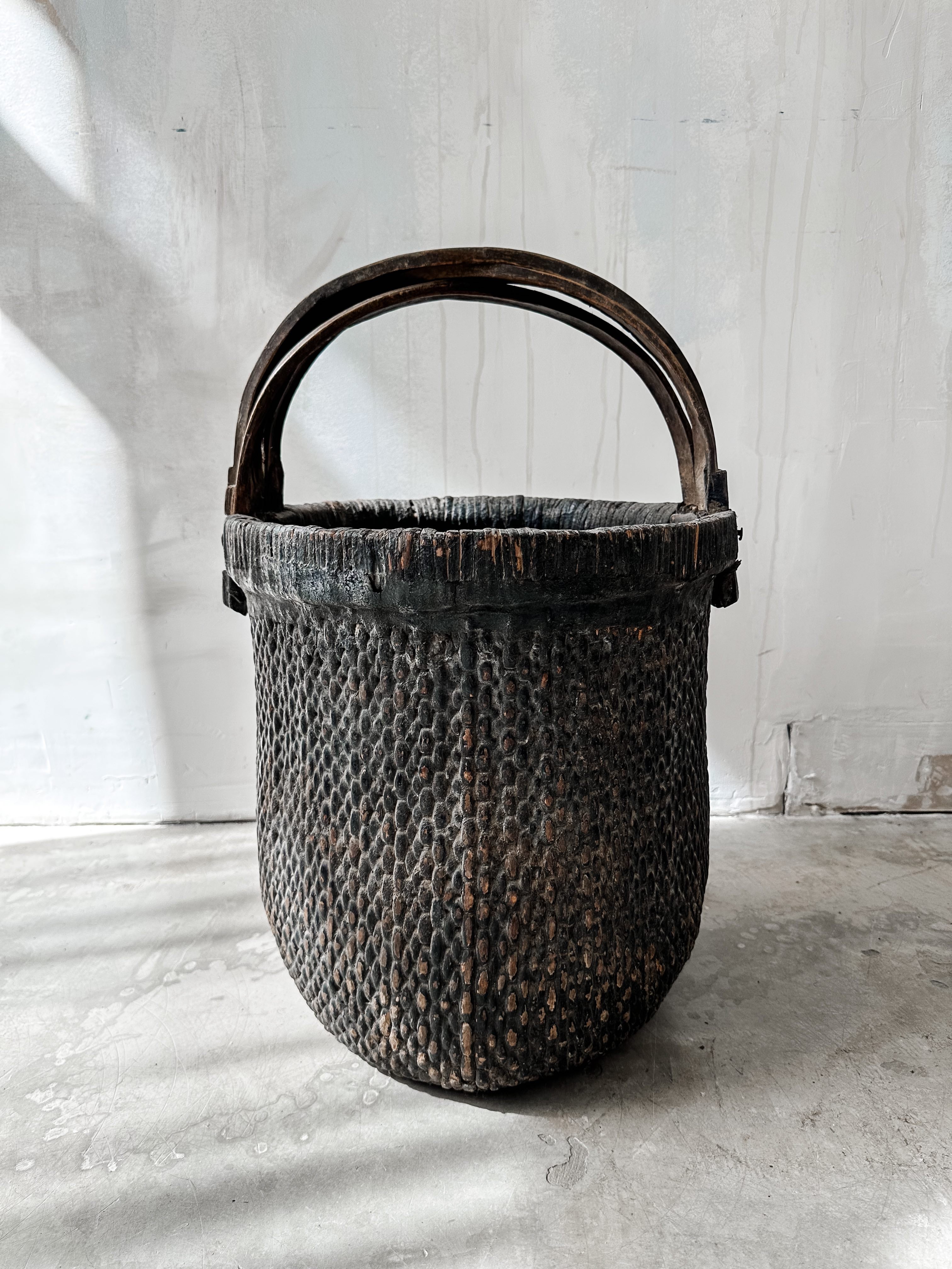 Old reed basket