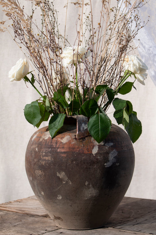 antique signature pot #34