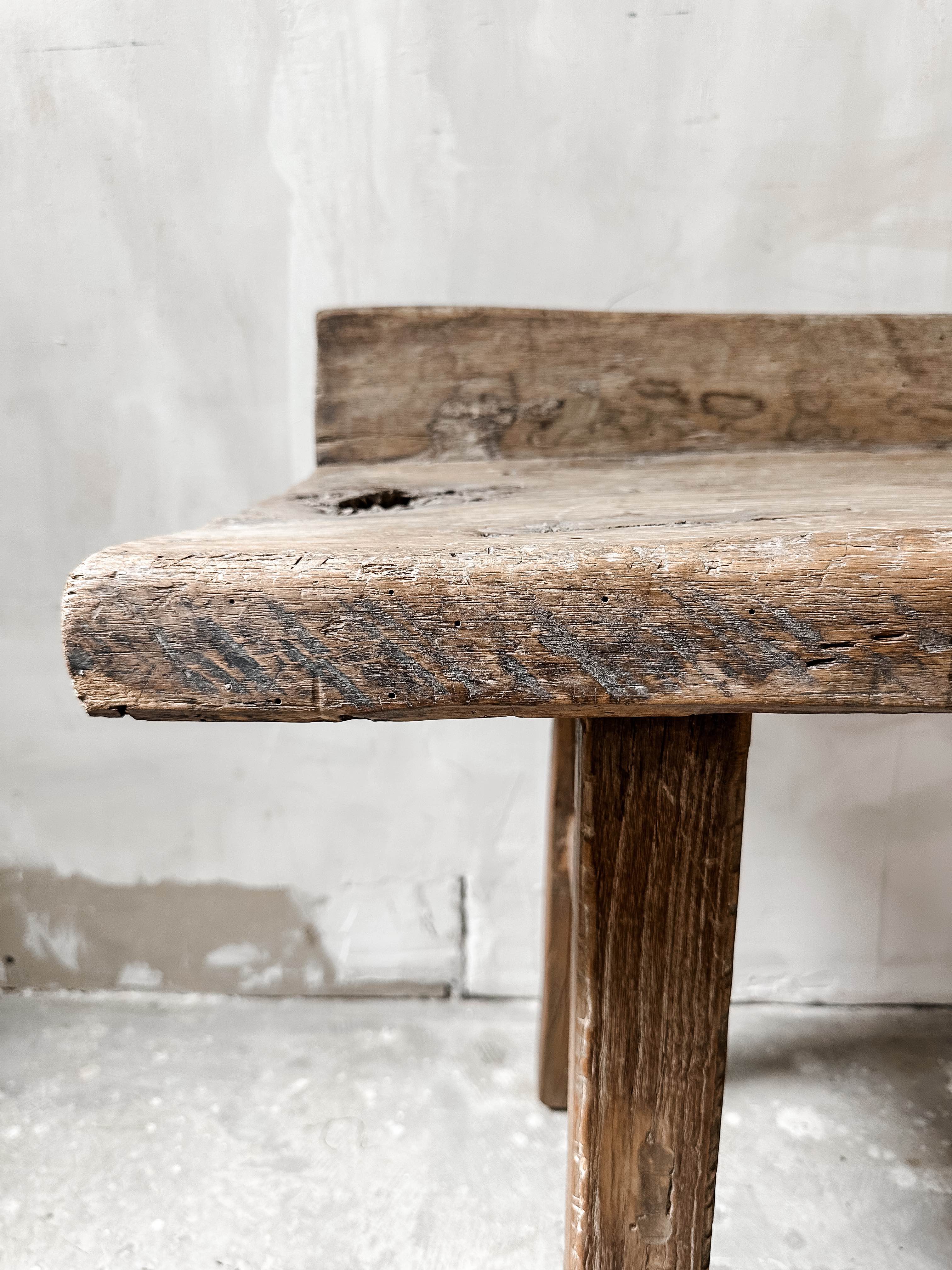 Old Chinese bench backrest