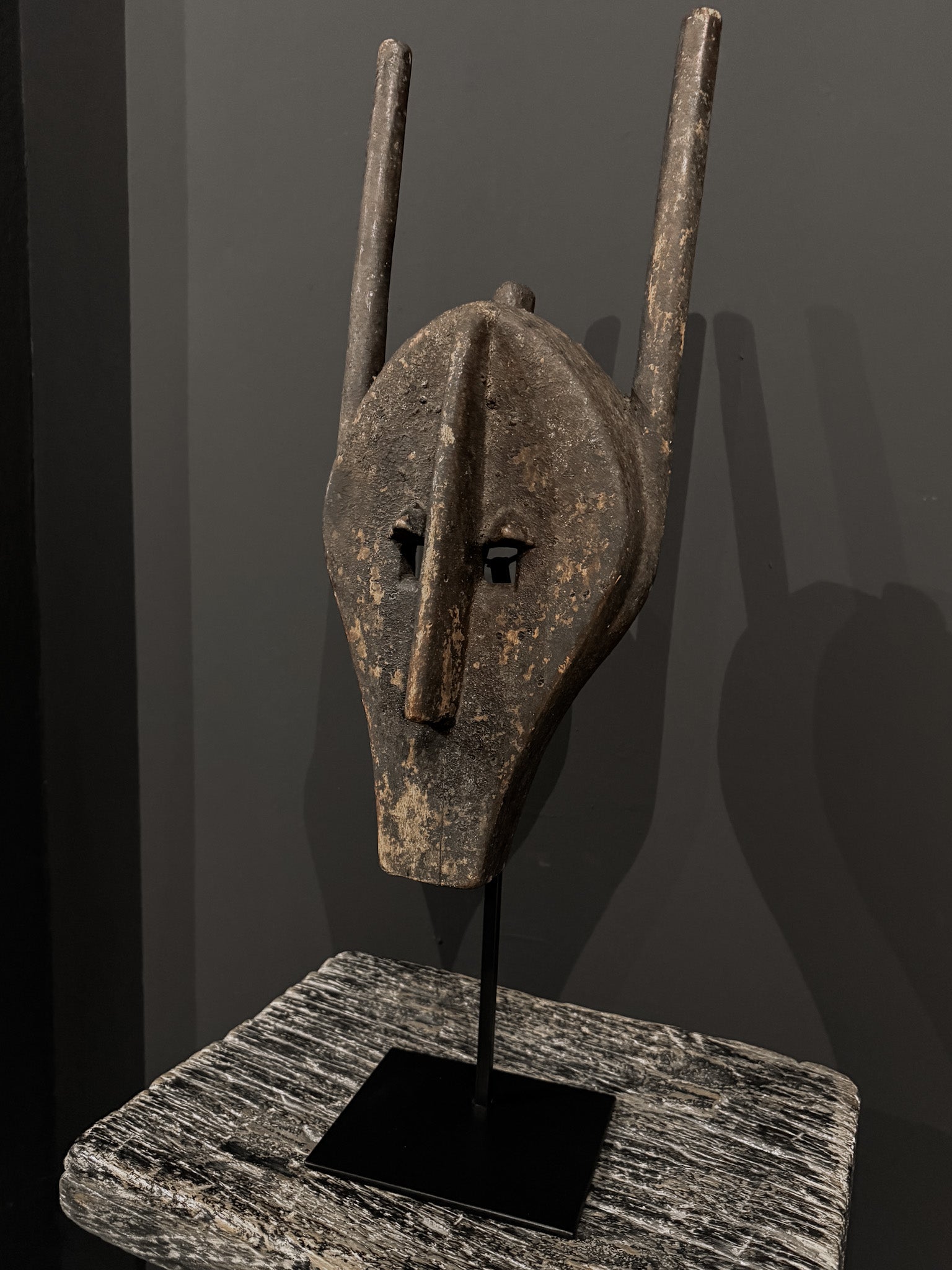 old Senufo antelope mask Ivory Coast
