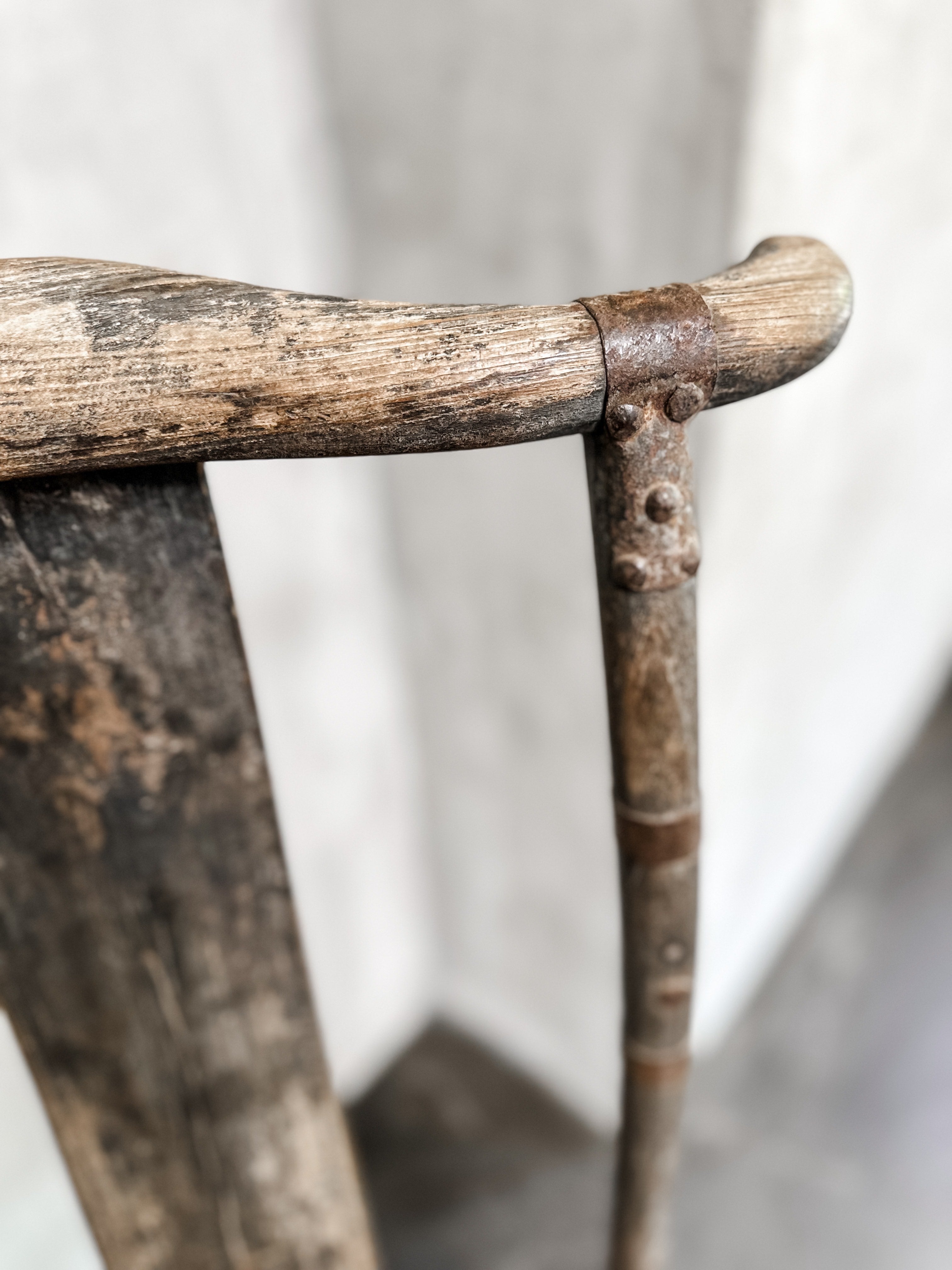 old Chinese lamp hanger chair