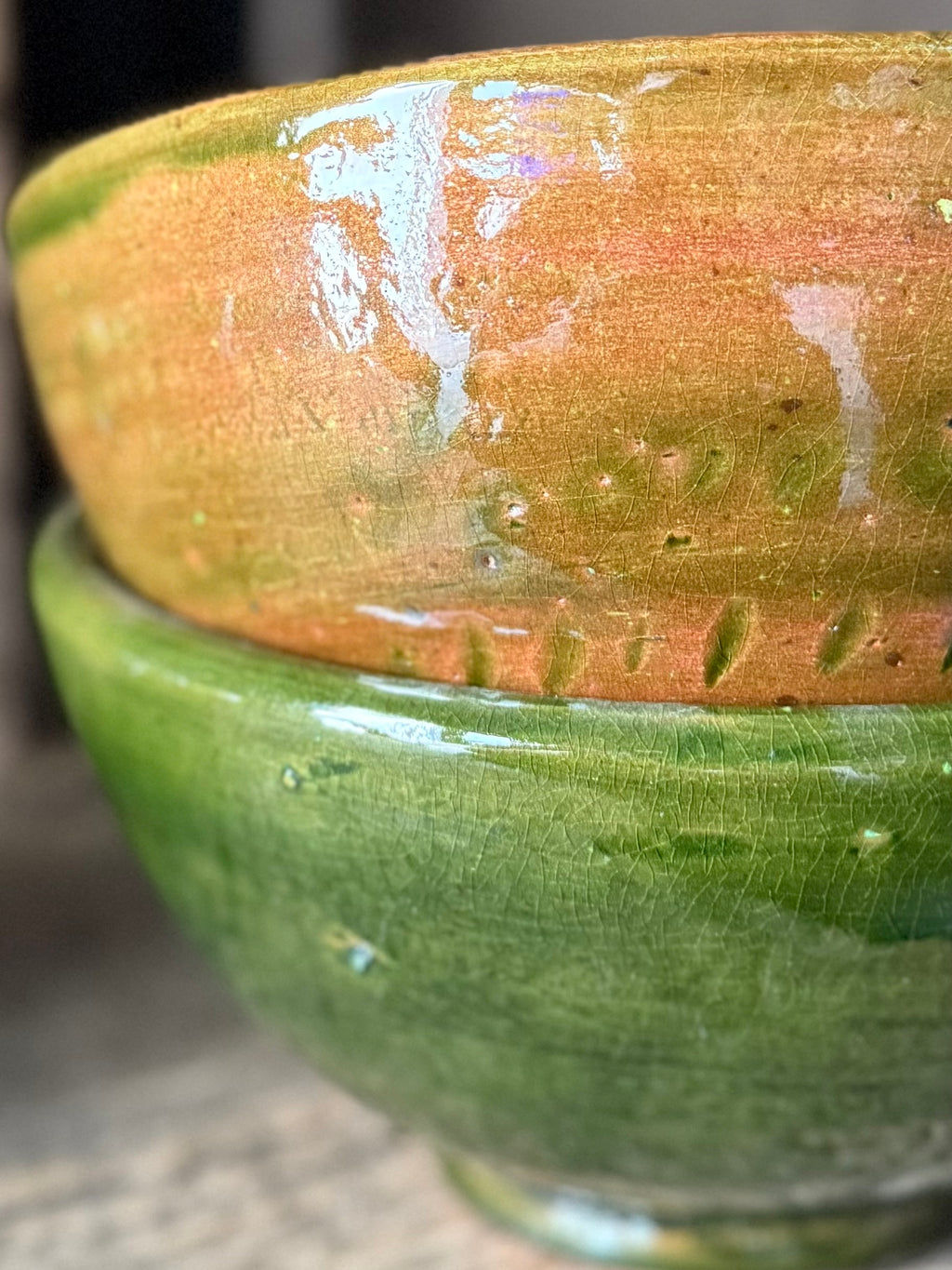 glazed Tunisian bowl with soul