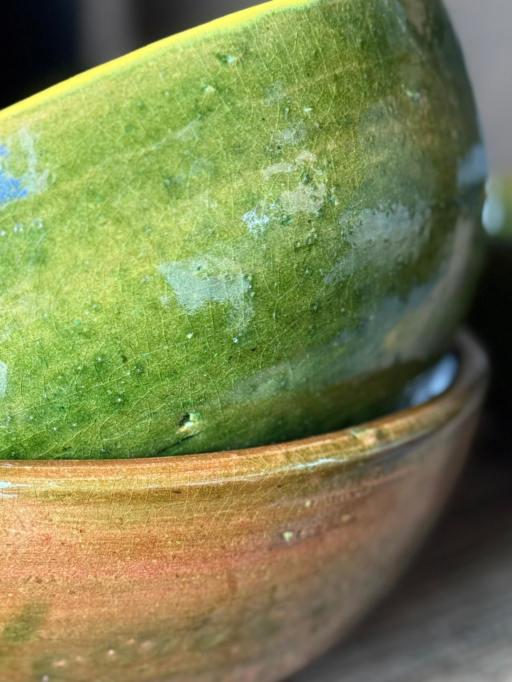 glazed Tunisian bowl with soul