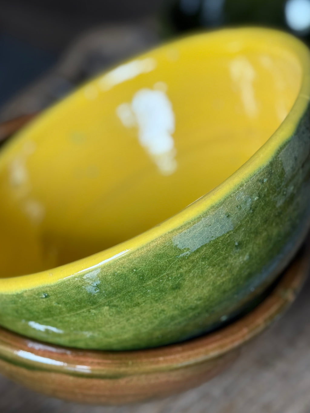 glazed Tunisian bowl with soul