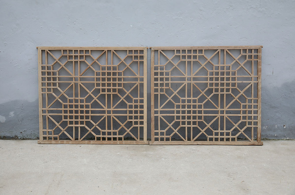 old Chinese wooden window